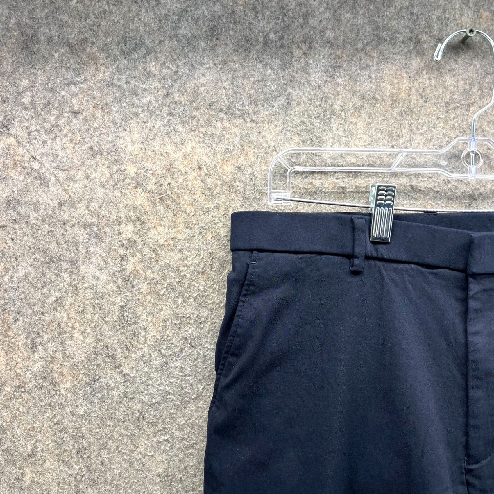 Tommy Hilfiger Tommy Hilfiger Dress Pants Mens 34x32 Blue Stretch Chino Flat Rayon Trouser Size US 34 / EU 50 - 6 Thumbnail
