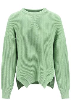 Faded ribbed sweater