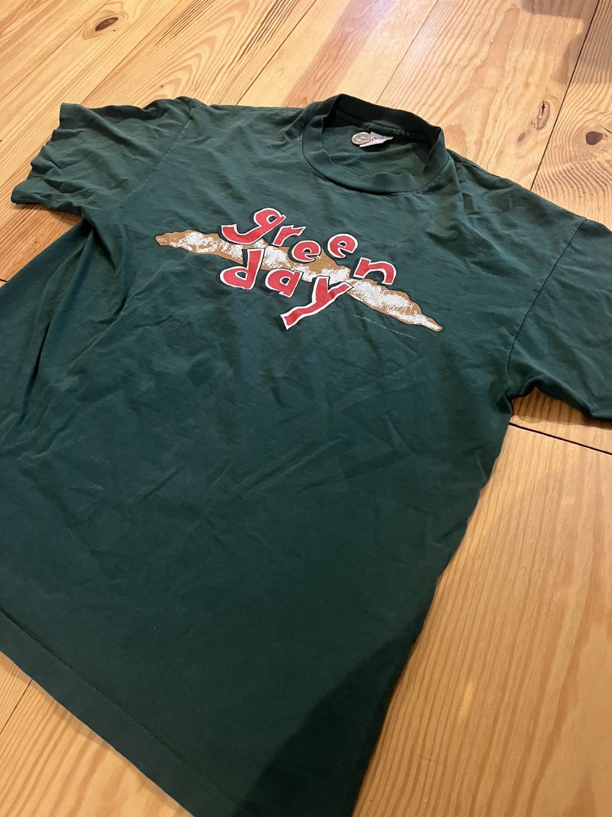 Anvil × Vintage Vintage Green Day Euro Dookie Tour Shirt Size US XL / EU 56 / 4 - 1 Thumbnail