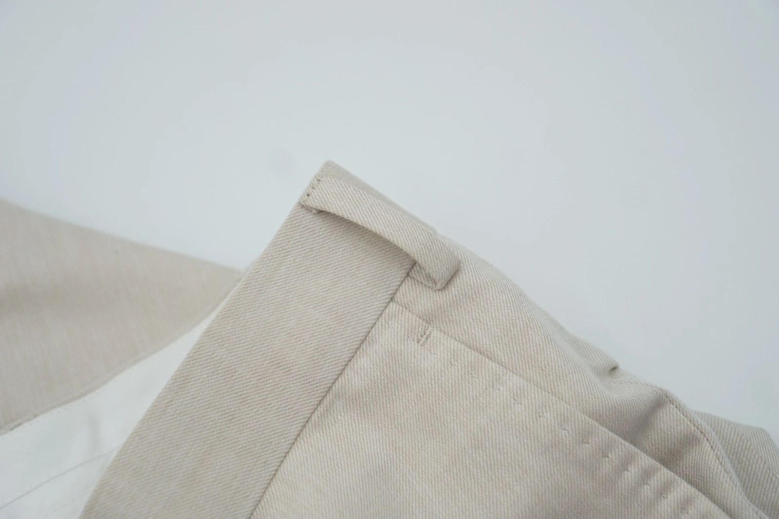 Suitsupply Men Suitsupply Pants Beige Cotton & Linen Brescia 23 US36S Size 36S - 4 Thumbnail