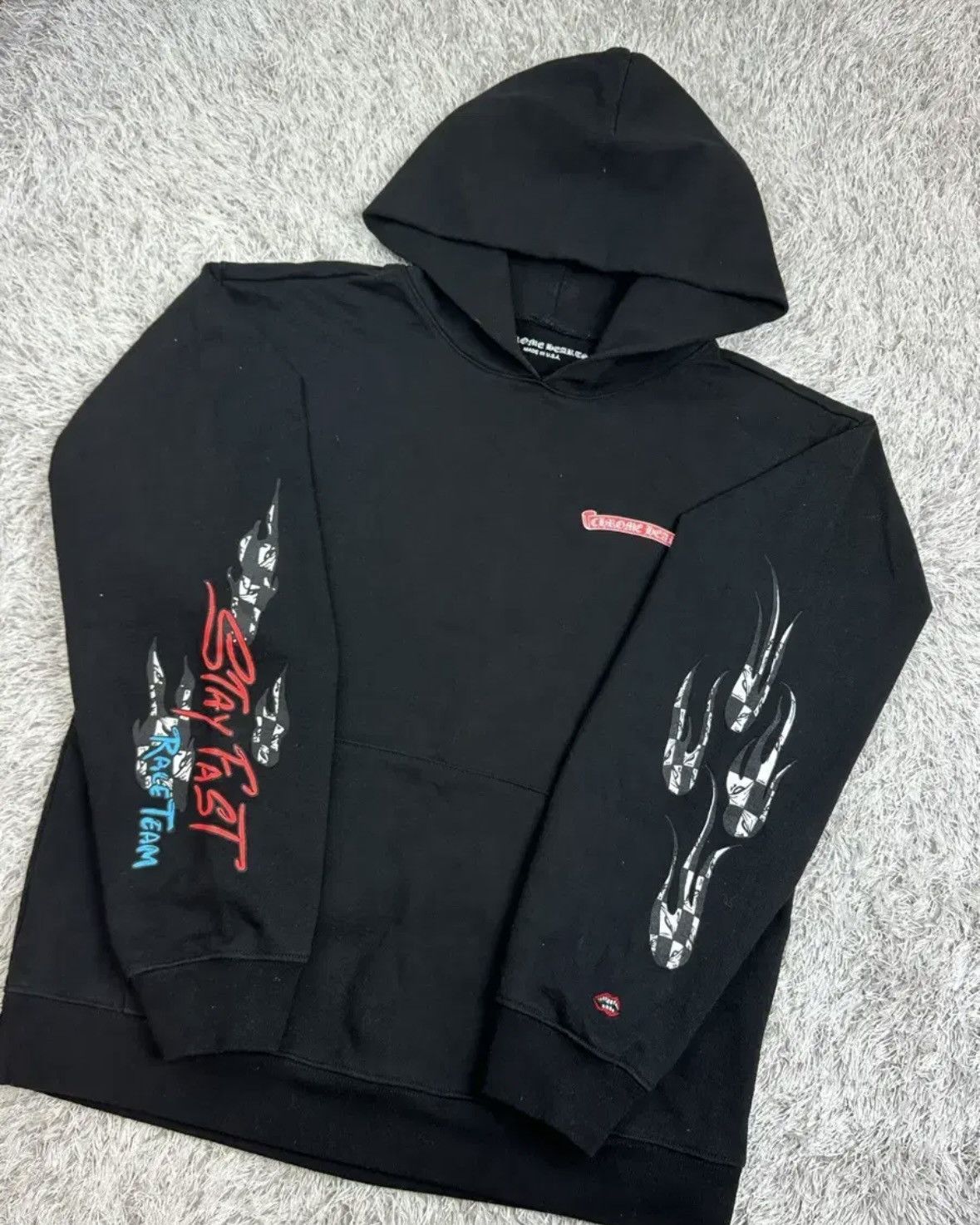 Chrome Hearts Mattyboy Stay Fast Hoodie Size US L / EU 52-54 / 3 - 1 Thumbnail