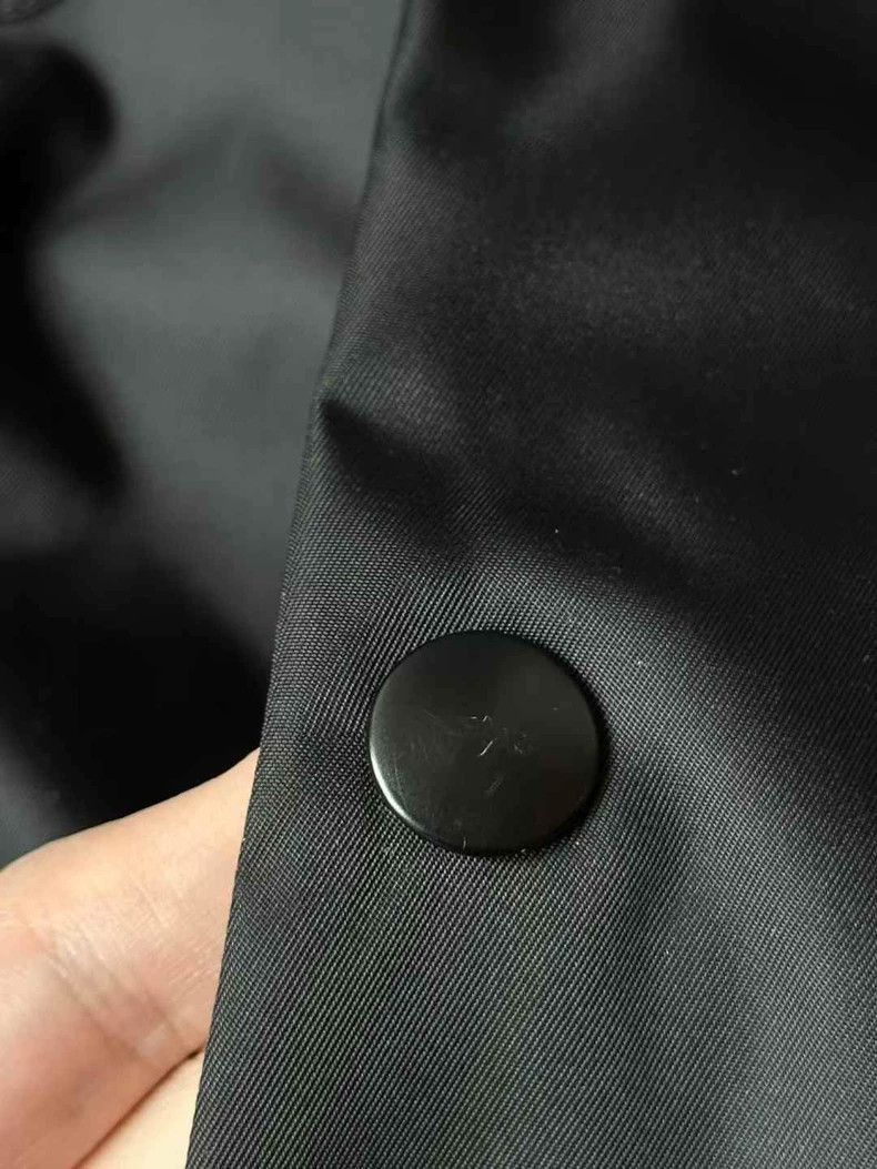 Prada Prada Black Triangle Logo Jacket -2505 Size US XL / EU 56 / 4 - 5 Thumbnail