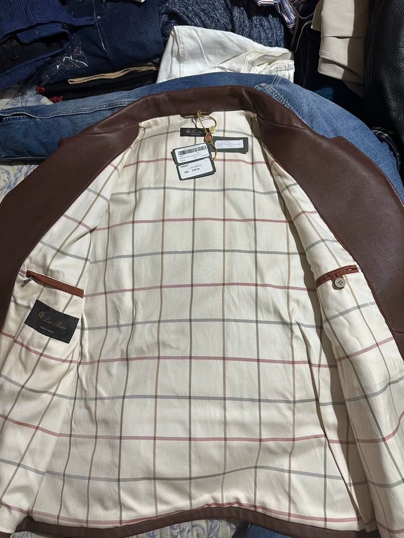 Loro Piana LORO PIANA Little Niu leather jacket Size US XXL / EU 58 / 5 - 5 Thumbnail