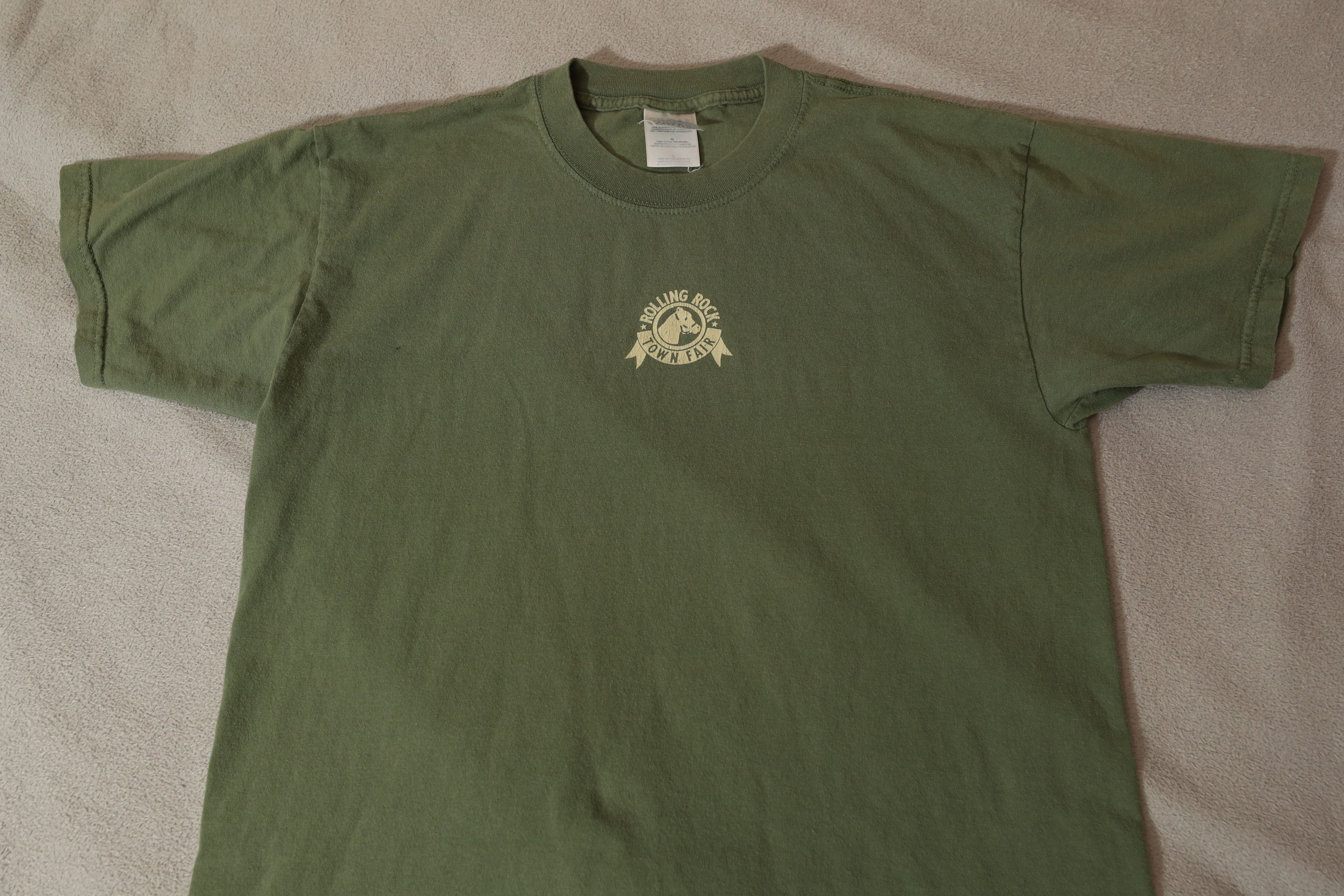 Band Tees × Gildan × Vintage Rolling Rock Town Fair 2000 Red Hot Chili Peppers Tee (L) Size US L / EU 52-54 / 3 - 3 Thumbnail