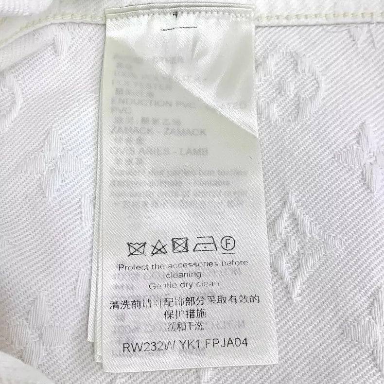 Louis Vuitton Louis Vuitton 23 white logo cotton zippered long-sleeved d Size XS / US 0-2 / IT 36-38 - 8 Thumbnail
