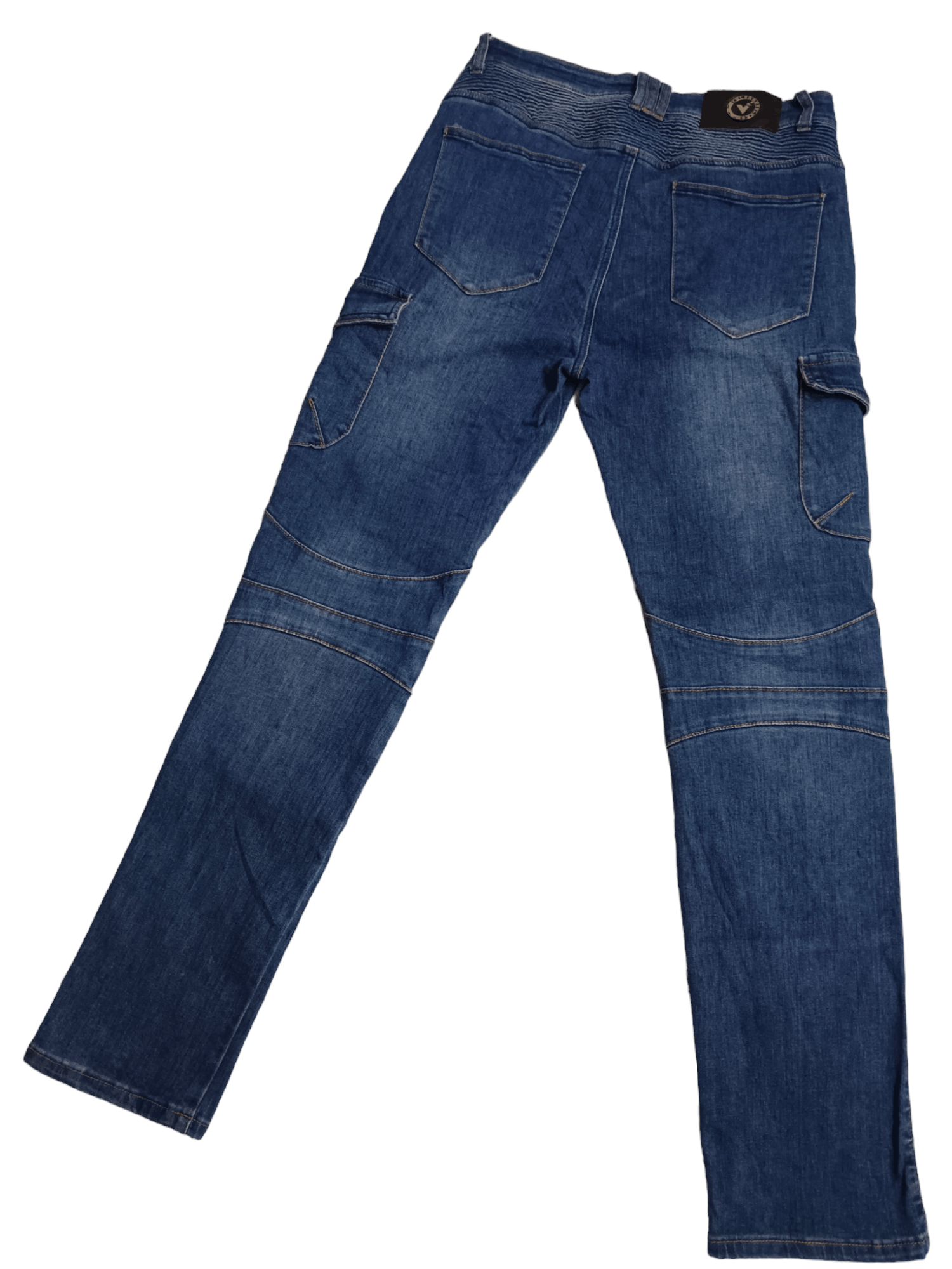Japanese Brand VOLERO Balmain Inspired Multi Pocket Biker Denim Size US 30 / EU 46 - 4 Thumbnail