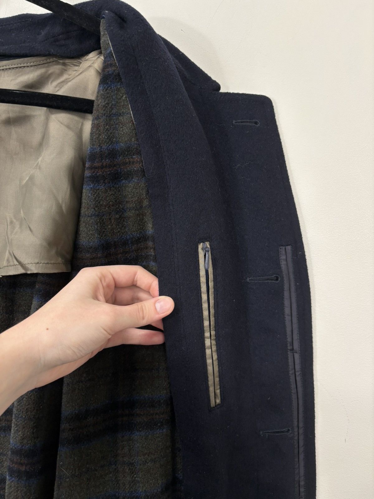 Other Lodenfrey Men’s Tyrol Loden Navy Blue Wool Long Overcoat Size US XL / EU 56 / 4 - 15 Thumbnail