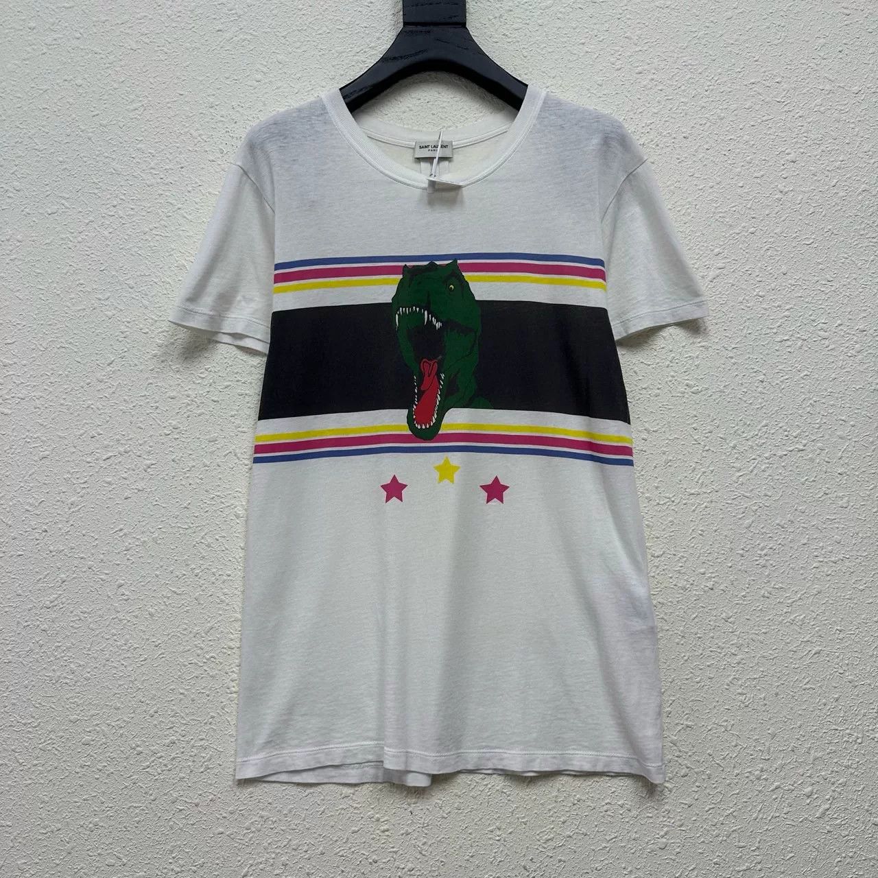 Yves Saint Laurent ysl dinosaur print short sleeve t-shirt Size US XS / EU 42 / 0 - 1 Thumbnail