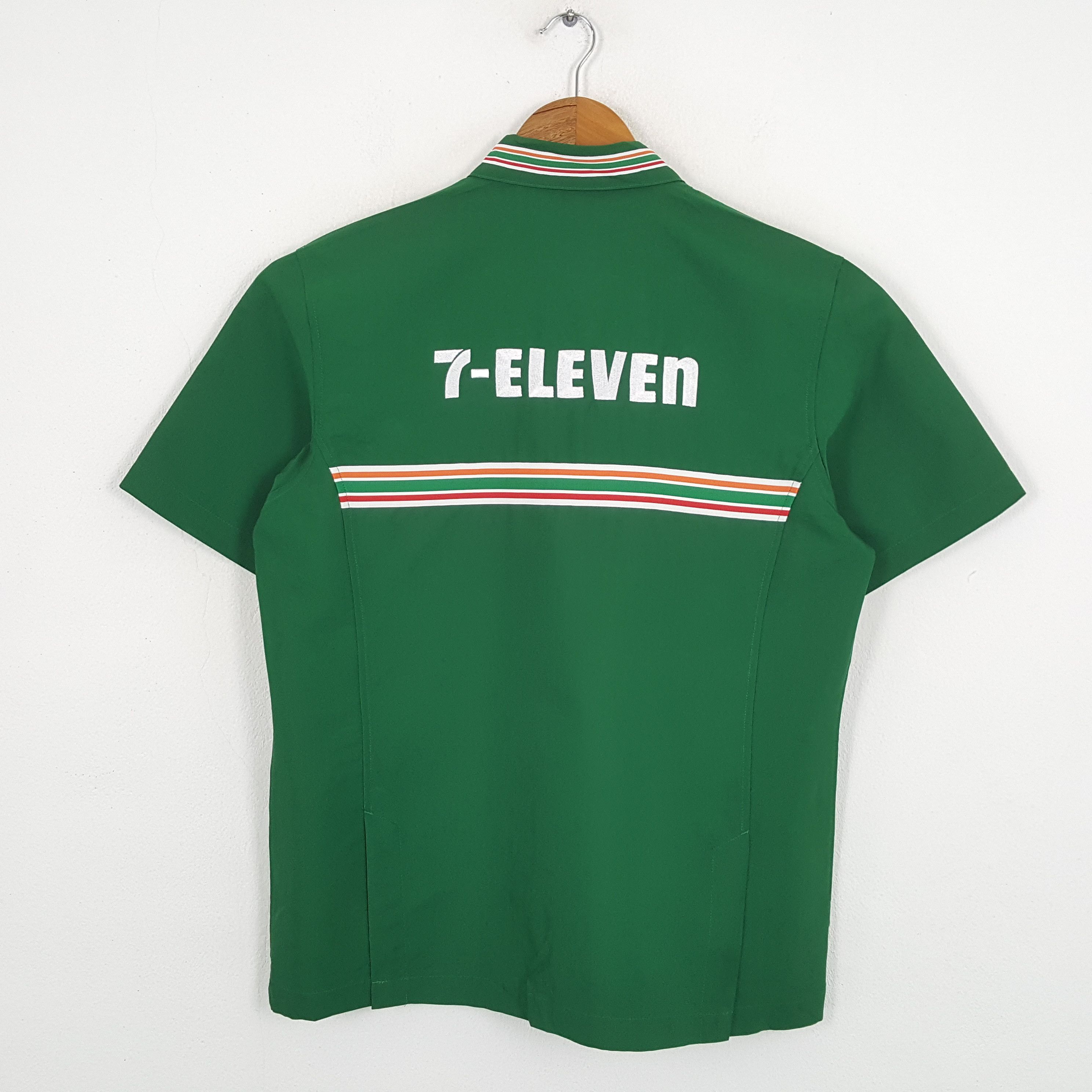 Japanese Brand × Vintage Vintage 7-ELEVEn Japanese Workers Uniform Shirt Jacket Size US M / EU 48-50 / 2 - 1 Thumbnail