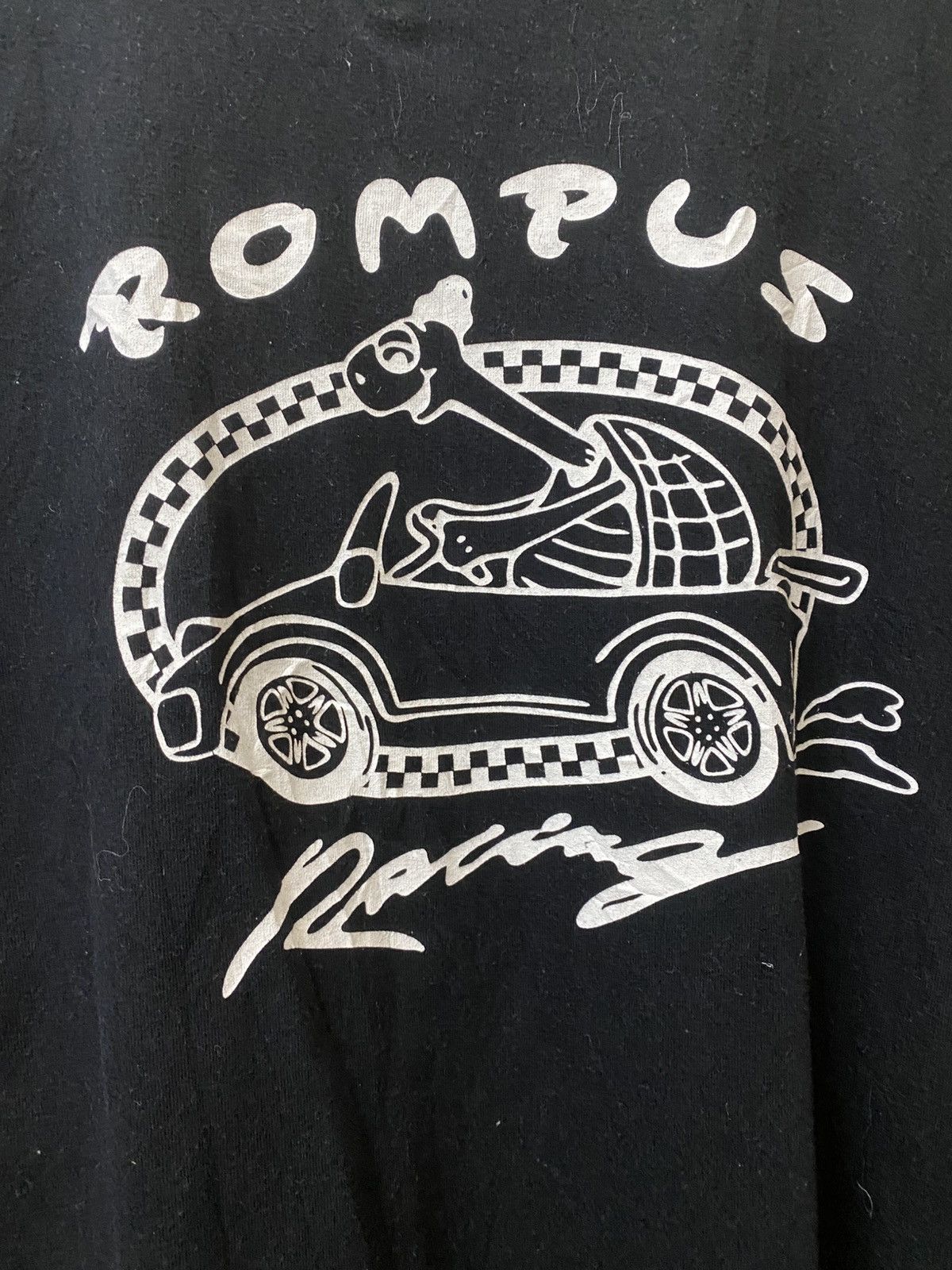 Japanese Brand Rompus Racing Crewneck Tee Size US L / EU 52-54 / 3 - 5 Thumbnail