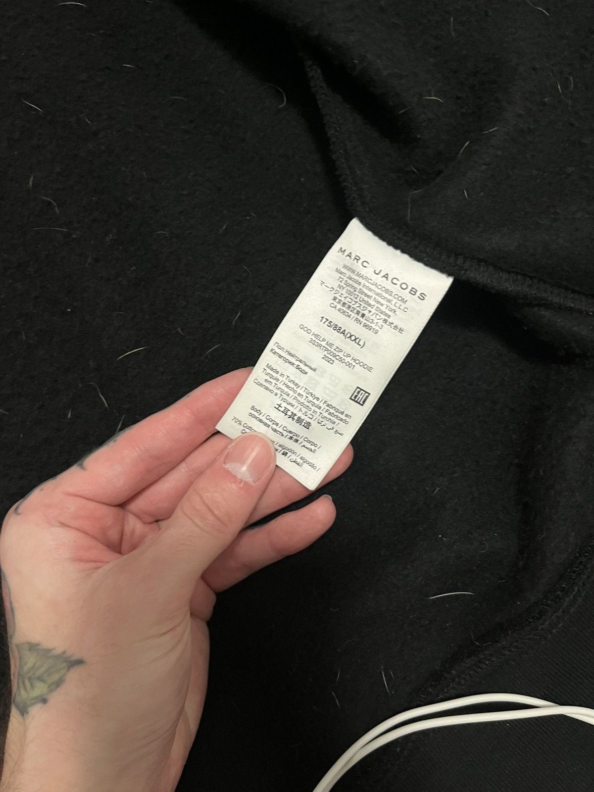 Heaven by Marc Jacobs × Stray Rats Stray rats heaven marc jacobs deftones zip up black Size US XXL / EU 58 / 5 - 7 Thumbnail