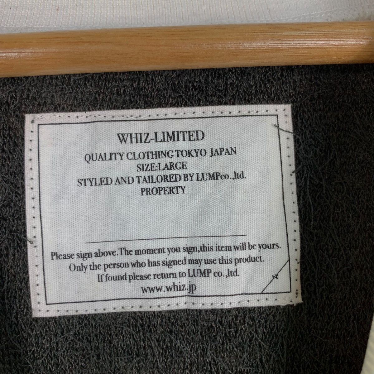 Japanese Brand WHIZ-LIMITED Style&Tailored by LUMP V Neck Sweater #0217-C10 Size US L / EU 52-54 / 3 - 9 Thumbnail