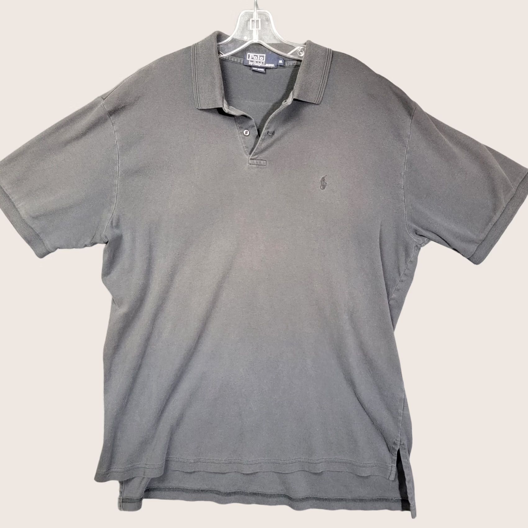 Vintage Vintage Ralph Lauren Polo Shirt Short Sleeve Black Mens XL Size US XL / EU 56 / 4 - 1 Thumbnail