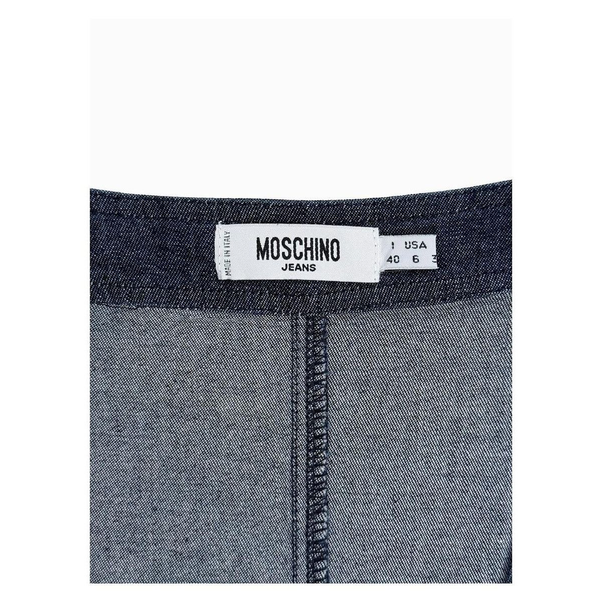 Moschino Moschino Denim Dress Size S / US 4 / IT 40 - 4 Thumbnail