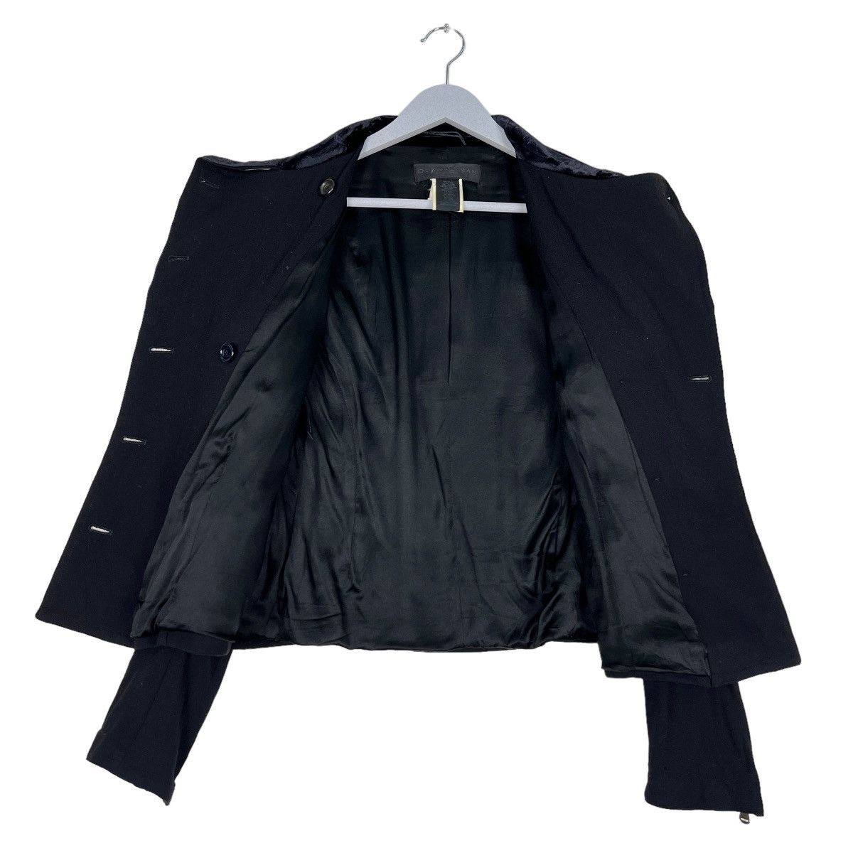 Donna Karan 🔥 DONNA KARAN NY MULTI BUTTON ZIPPER JACKET MADE IN ITALY Size US M / EU 48-50 / 2 - 11 Thumbnail