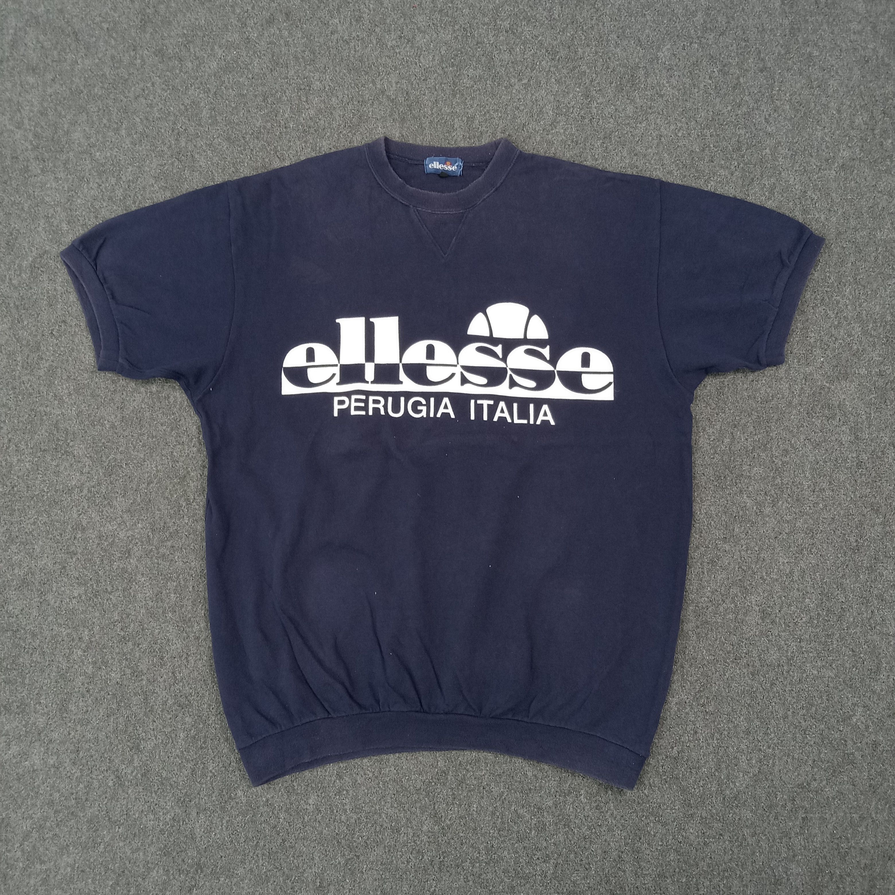 Ellesse Ellesse Perugia Italia Short Sleeve Sweatshirt C264N23 Size US L / EU 52-54 / 3 - 1 Thumbnail
