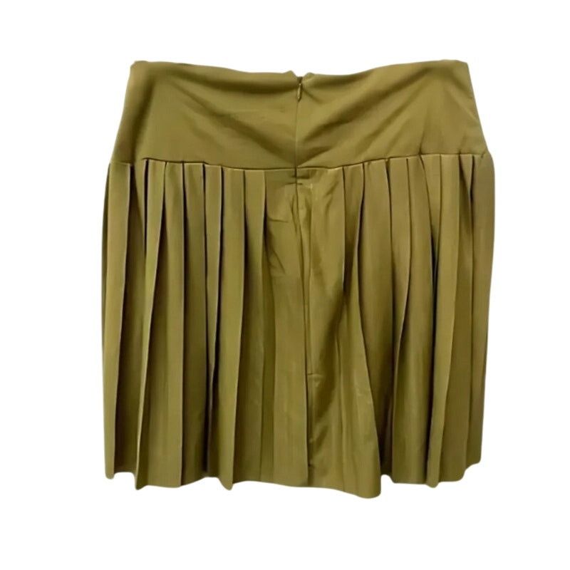 Other Vero Moda Mini Skirt Wide Waistband Pleated Green Medium NWT Size 30" / US 8 / IT 44 - 4 Thumbnail