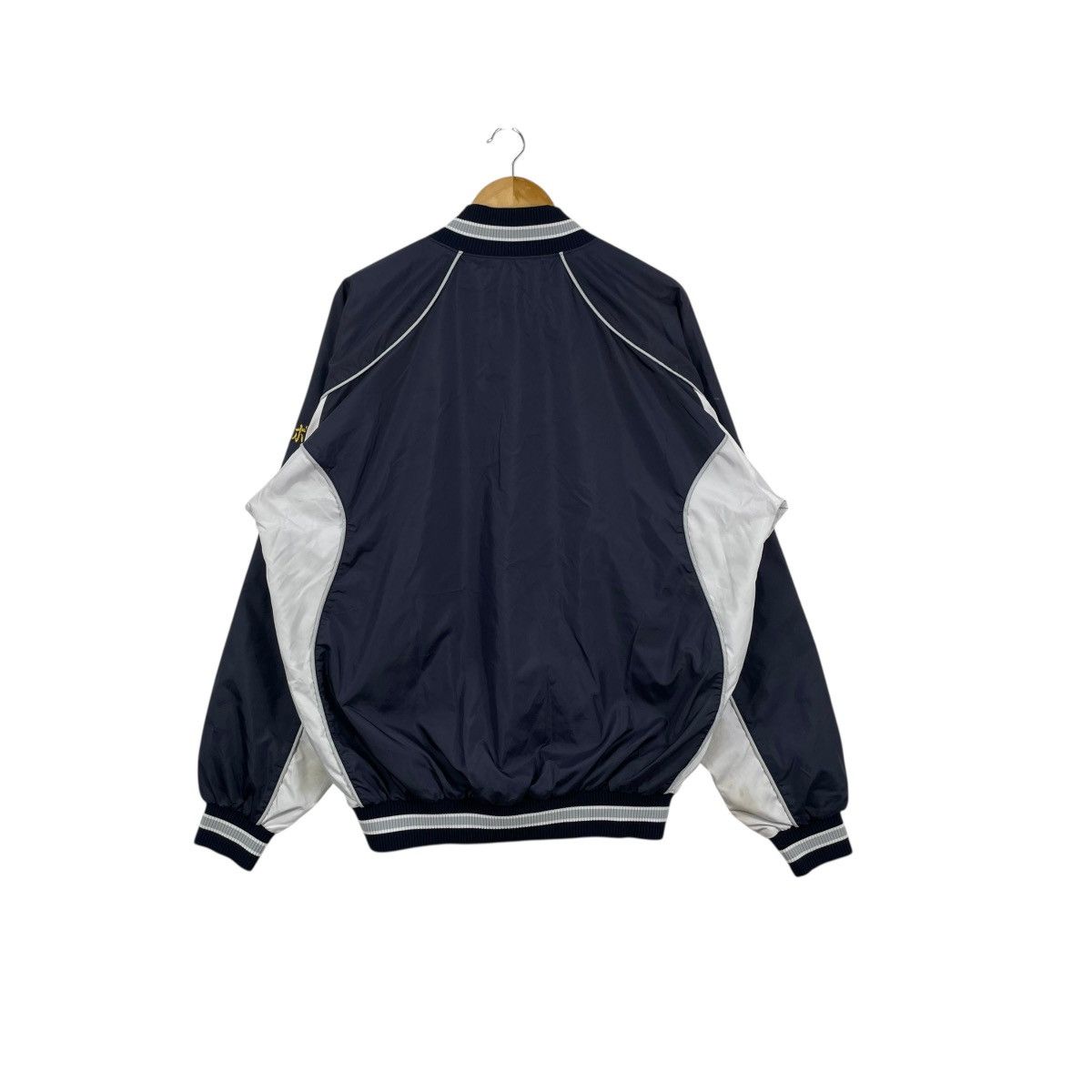Asics Vintage Japan Baseball Team Half Zip Nylon Jacket Size US XL / EU 56 / 4 - 7 Thumbnail