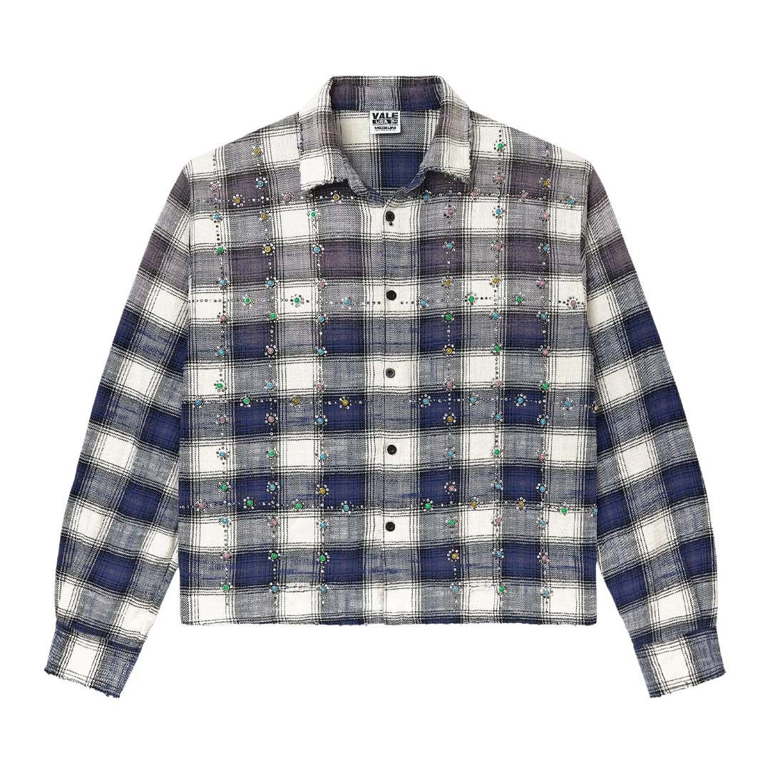 Vale Forever Sky Gems Flannel 'Navy' Size US XL / EU 56 / 4 - 1 Thumbnail