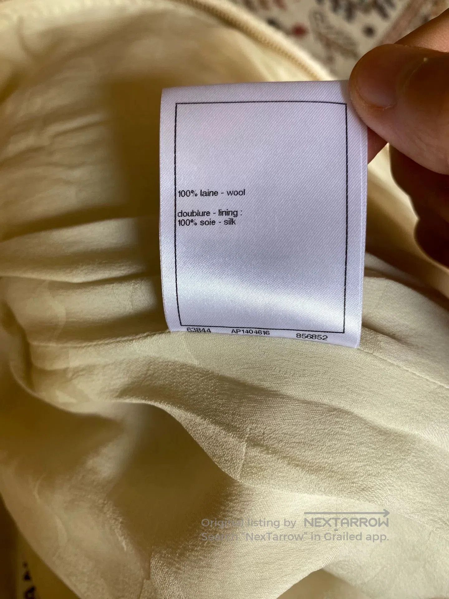 Chanel Chanel 2023 White Collar Jacket. Size US L / EU 52-54 / 3 - 6 Thumbnail