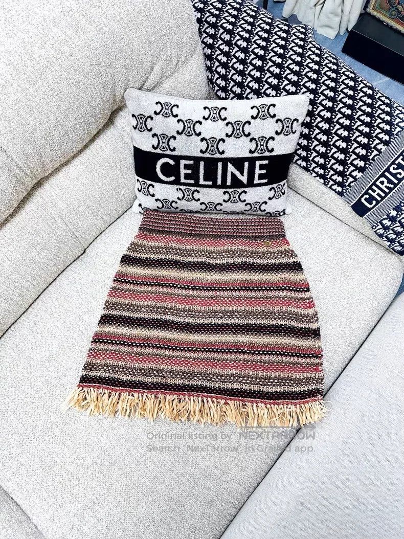 Chanel Chanel 18C Greek series brown colourful striped tassel bra Size 24" / US 00 / IT 34 - 1 Thumbnail
