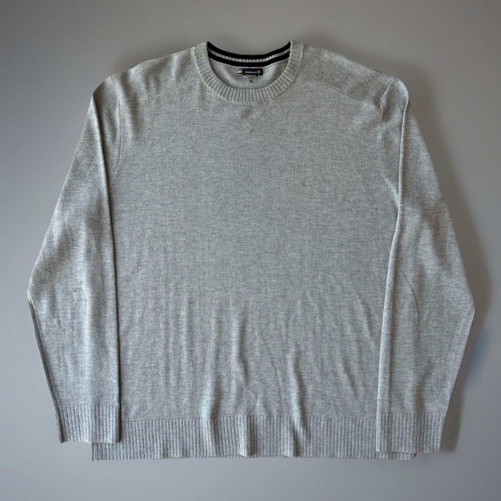 Smartwool Smartwool Sweater XL Gray Knit Polyester Wool Blend Size US XL / EU 56 / 4 - 1 Thumbnail