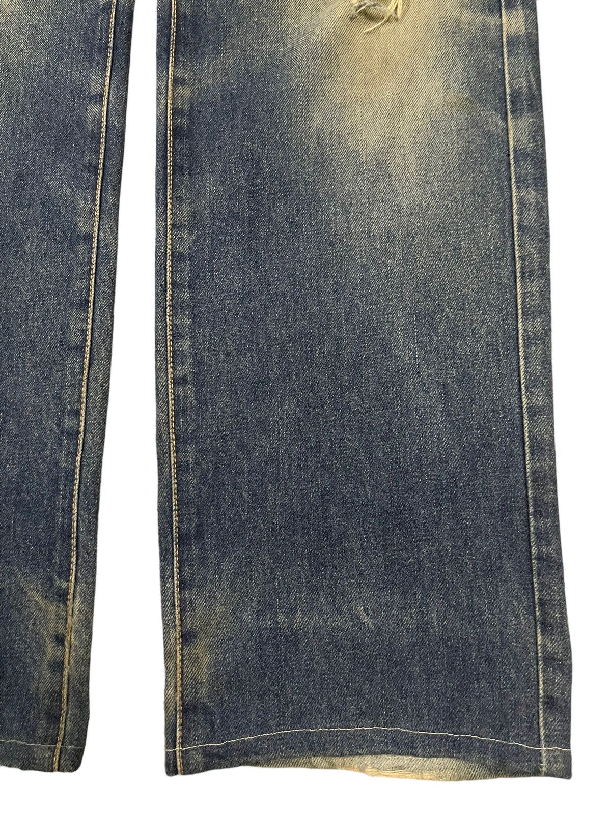 Sugar Cane Vintage Japanese Brand Mud Wash Distress Loose Jeans Size US 29 - 6 Thumbnail