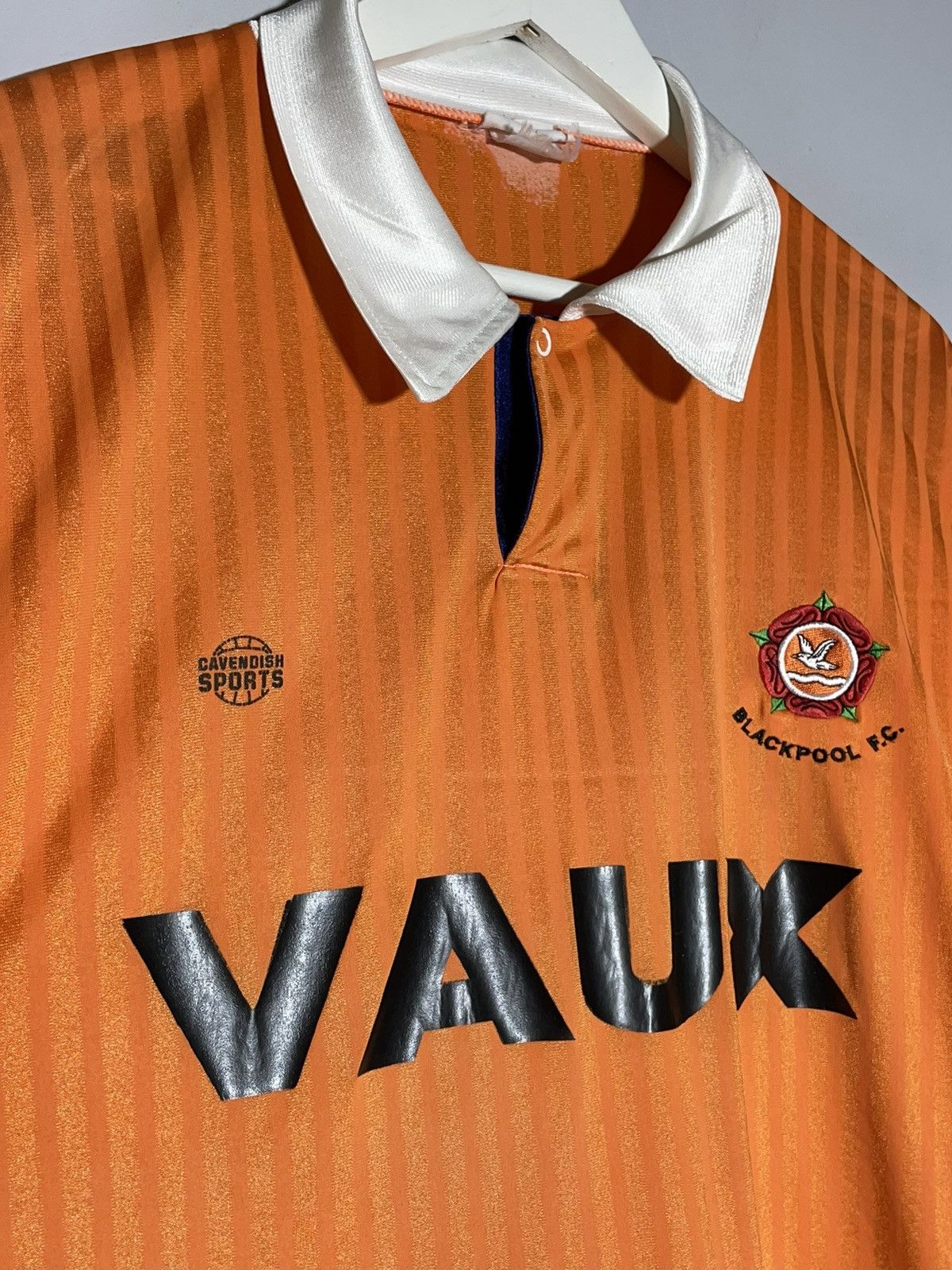 Vintage Blackpool Vintage 1990/91 Home Very Rare Football Shirt Size US L / EU 52-54 / 3 - 3 Thumbnail