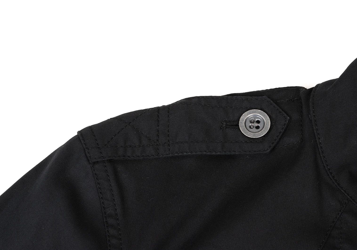 Jean Paul Gaultier Cotton Military Jacket in Black Size 46 Size US S / EU 44-46 / 1 - 4 Thumbnail