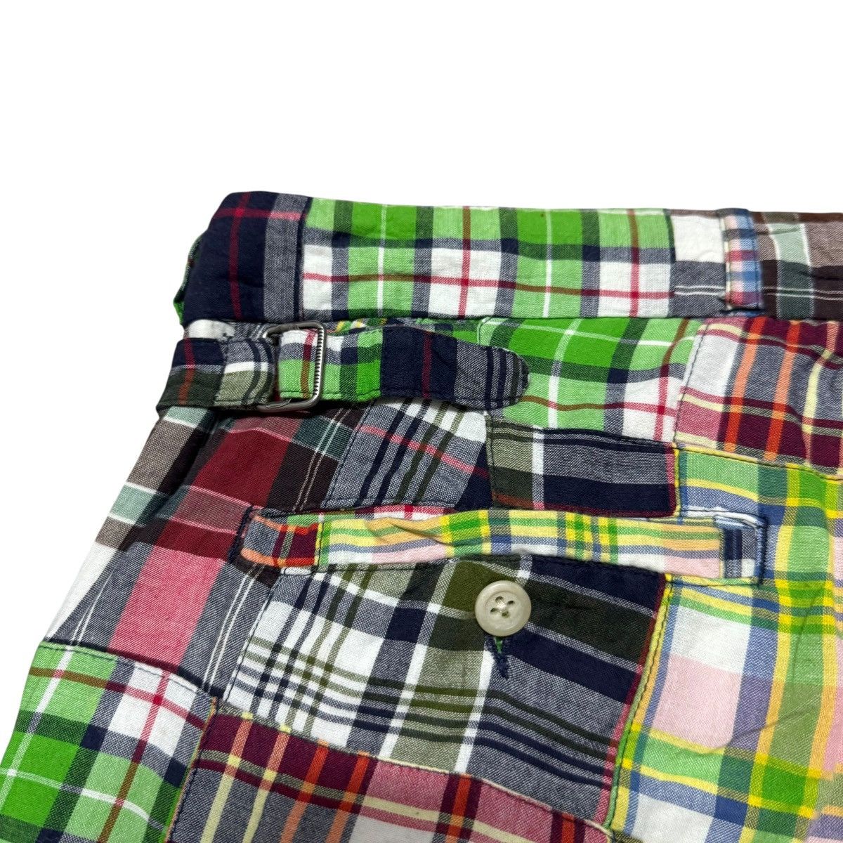 Polo Ralph Lauren Vintage 90s Polo Ralph Lauren Madras Checked Patchwork Pants Size US 36 / EU 52 - 13 Thumbnail