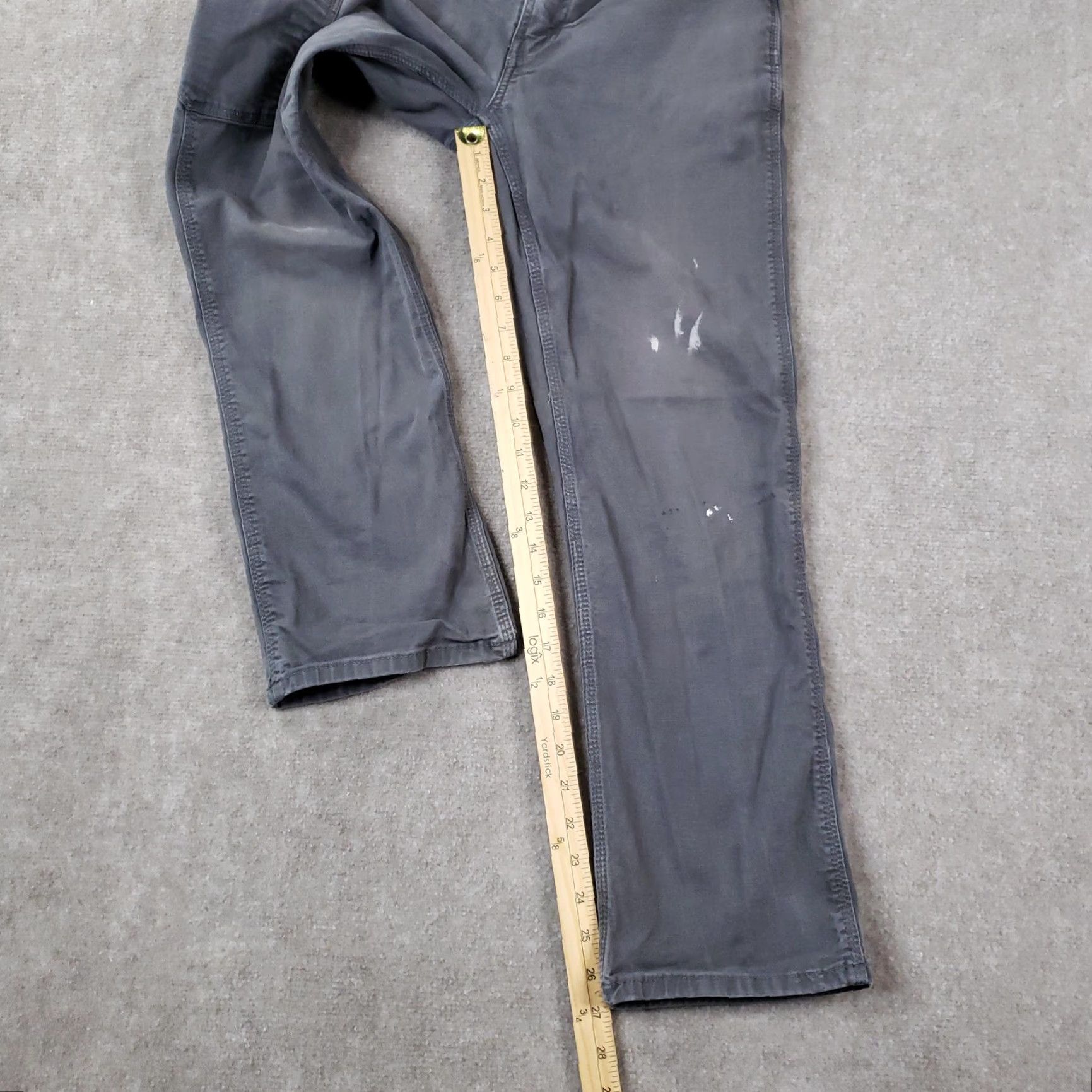 Ariat Ariat Rebar Pants Mens 30x30 Gray Relaxed Straight Workwear ZZ Fits 29x27 Size US 30 / EU 46 - 2 Thumbnail