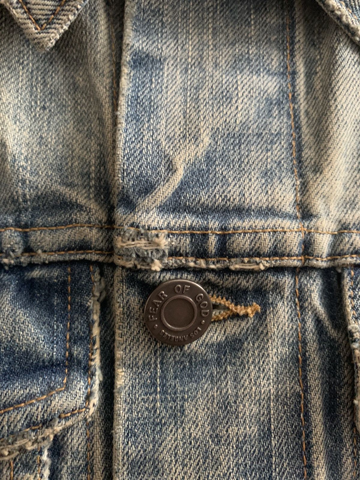 Fear of God Fear of God 4th Collection Denim Jacket Size US XL / EU 56 / 4 - 9 Thumbnail