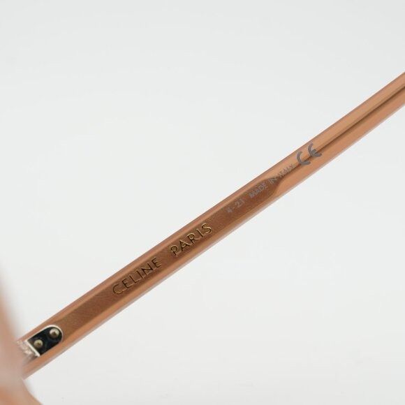 Celine Celine CL50076I 074 Eyeglasses Flamed Havana 57mm Square Size ONE SIZE - 7 Thumbnail