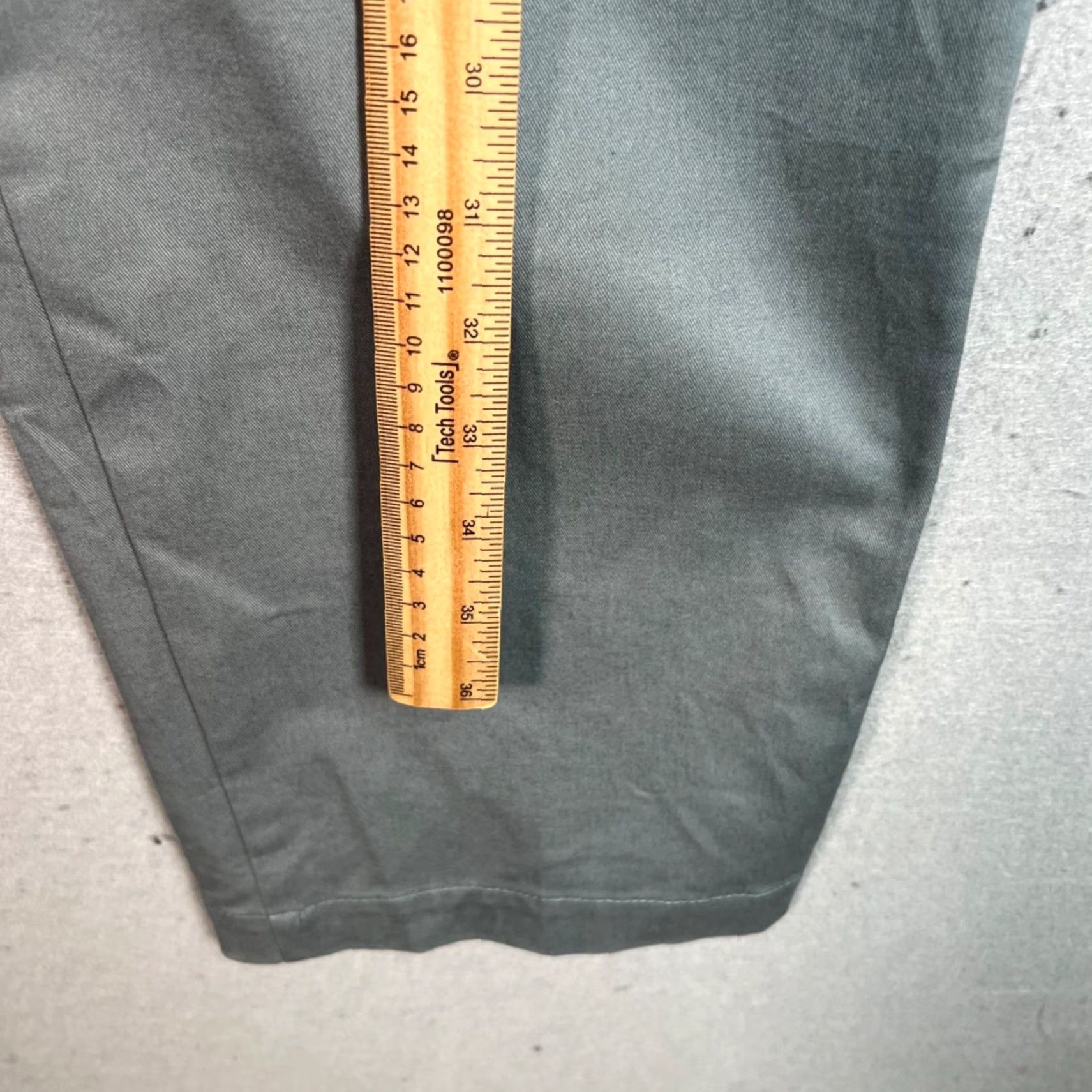 Everlane Everlane Mens Size 38 x 30 Pants Gray Cotton-Blend Straight Leg — Casual Chino Size US 38 / EU 54 - 7 Thumbnail