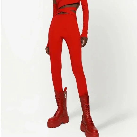 Dolce & Gabbana Dolce & Gabbana cut-out leggings - NEW WITH TAGS Size 30" / US 8 / IT 44 - 13 Thumbnail