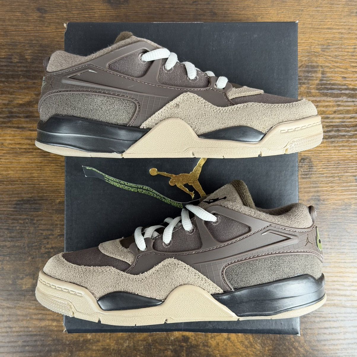 Jordan Brand NEW Jordan 4 RM Ironstone Sz 12C Preschool FQ7936-022 Youth Size US 12 / EU 45 - 3 Thumbnail