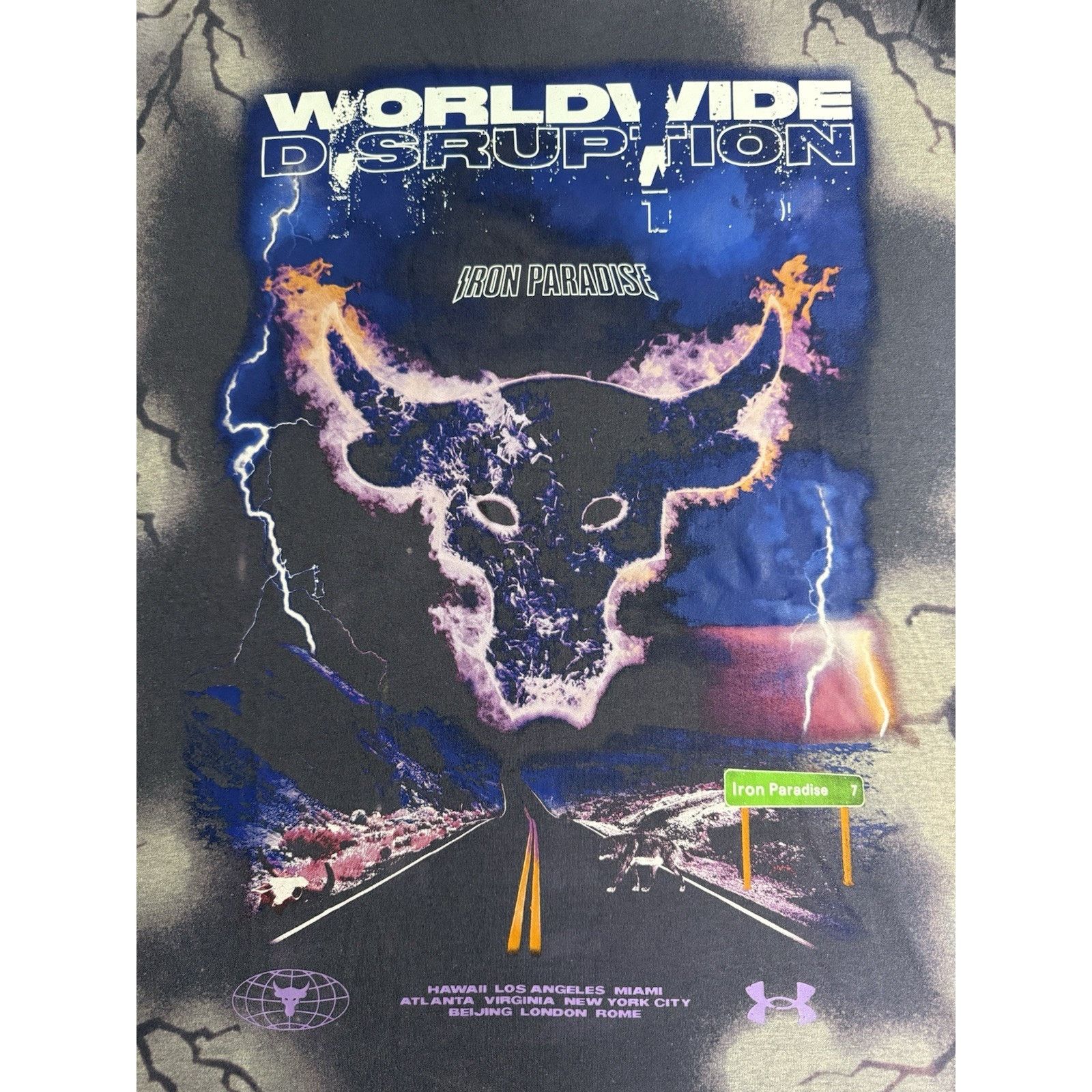 Under Armour 1 Of 1 Custom Under Armour Project Rock Shirt Worldwide Bull Size US L / EU 52-54 / 3 - 5 Thumbnail