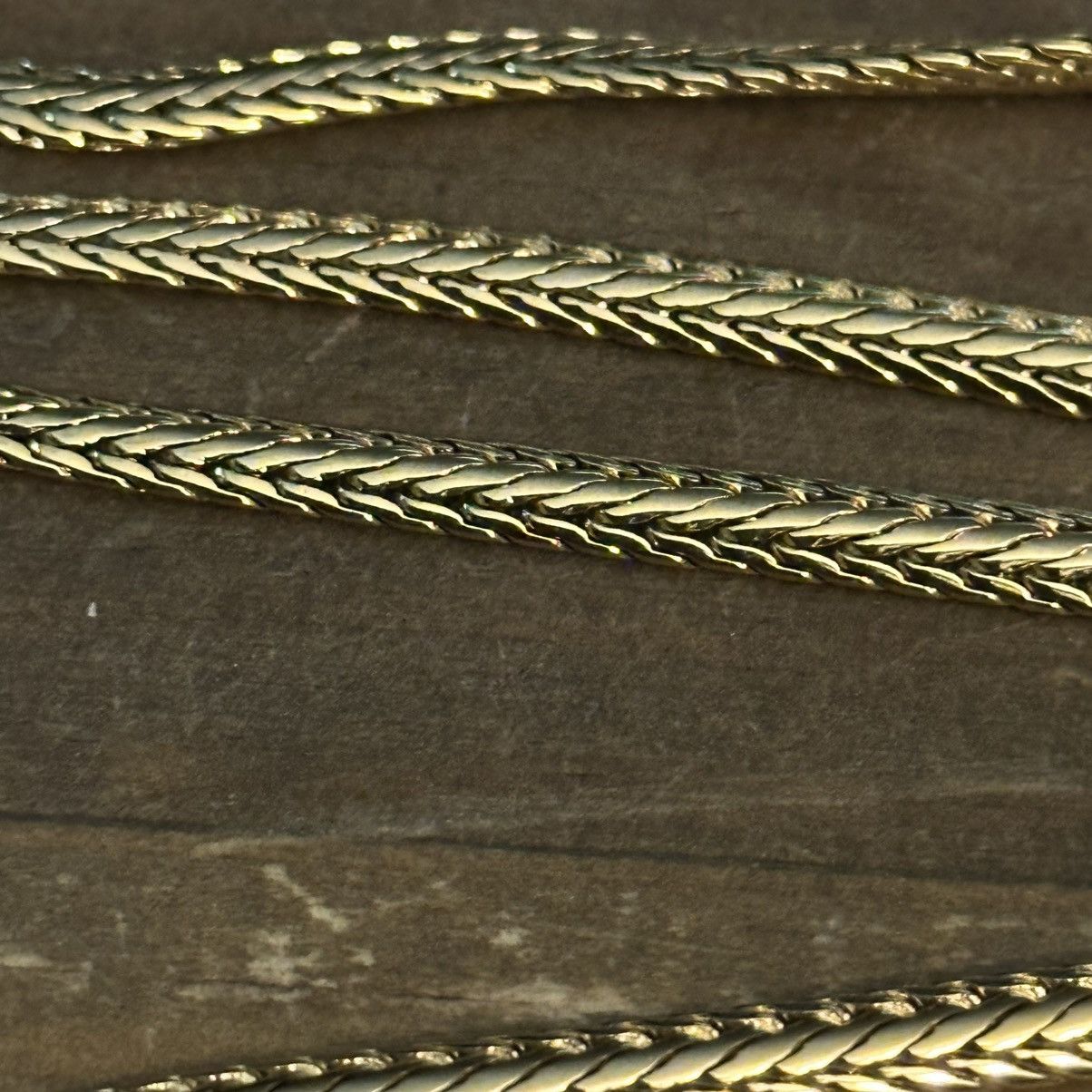 Other Long gold tone wheat chain necklace Size ONE SIZE - 2 Thumbnail