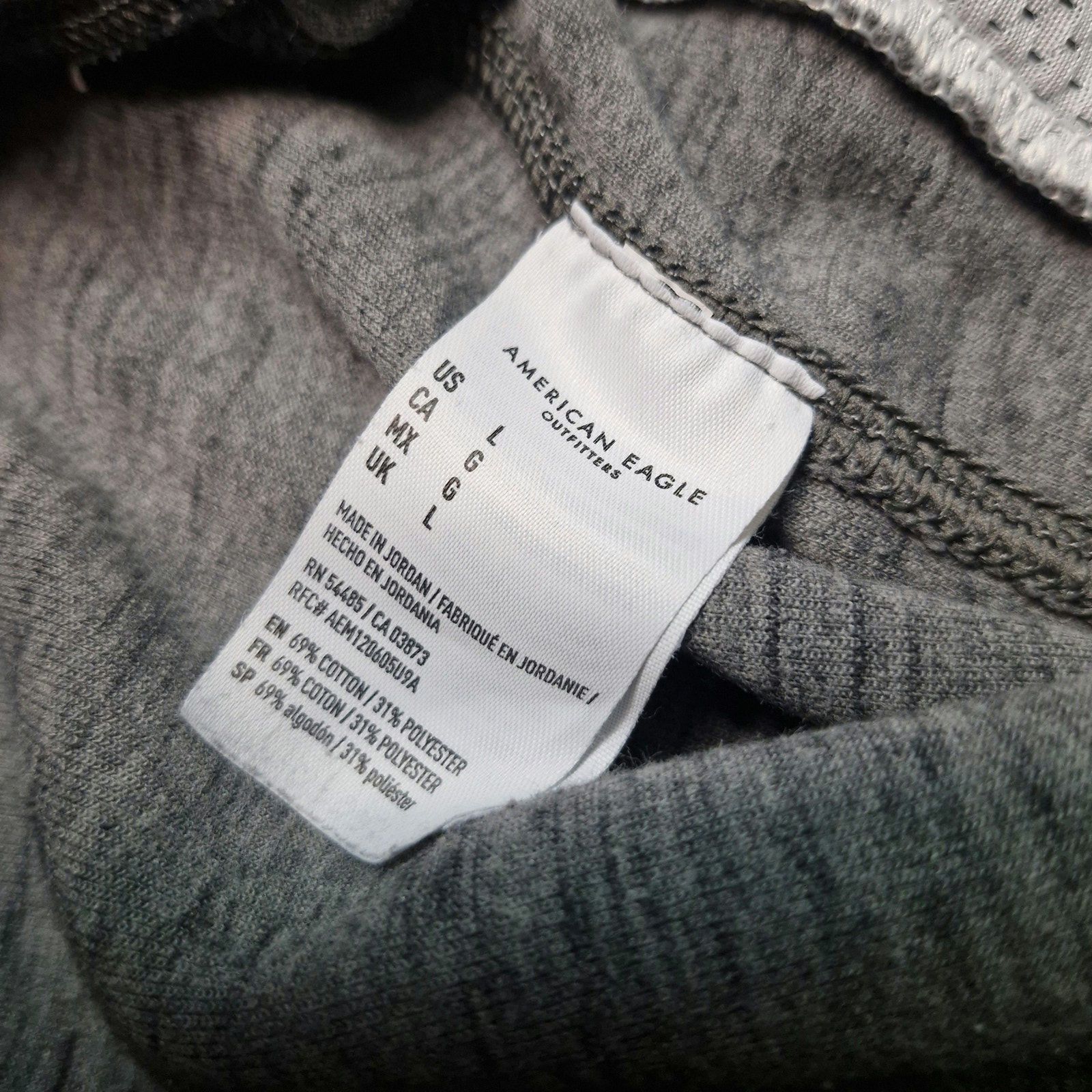 American Eagle Outfitters American Eagle Men's Training Jogger Gray Sweatpants Size L Size US 34 / EU 50 - 5 Thumbnail