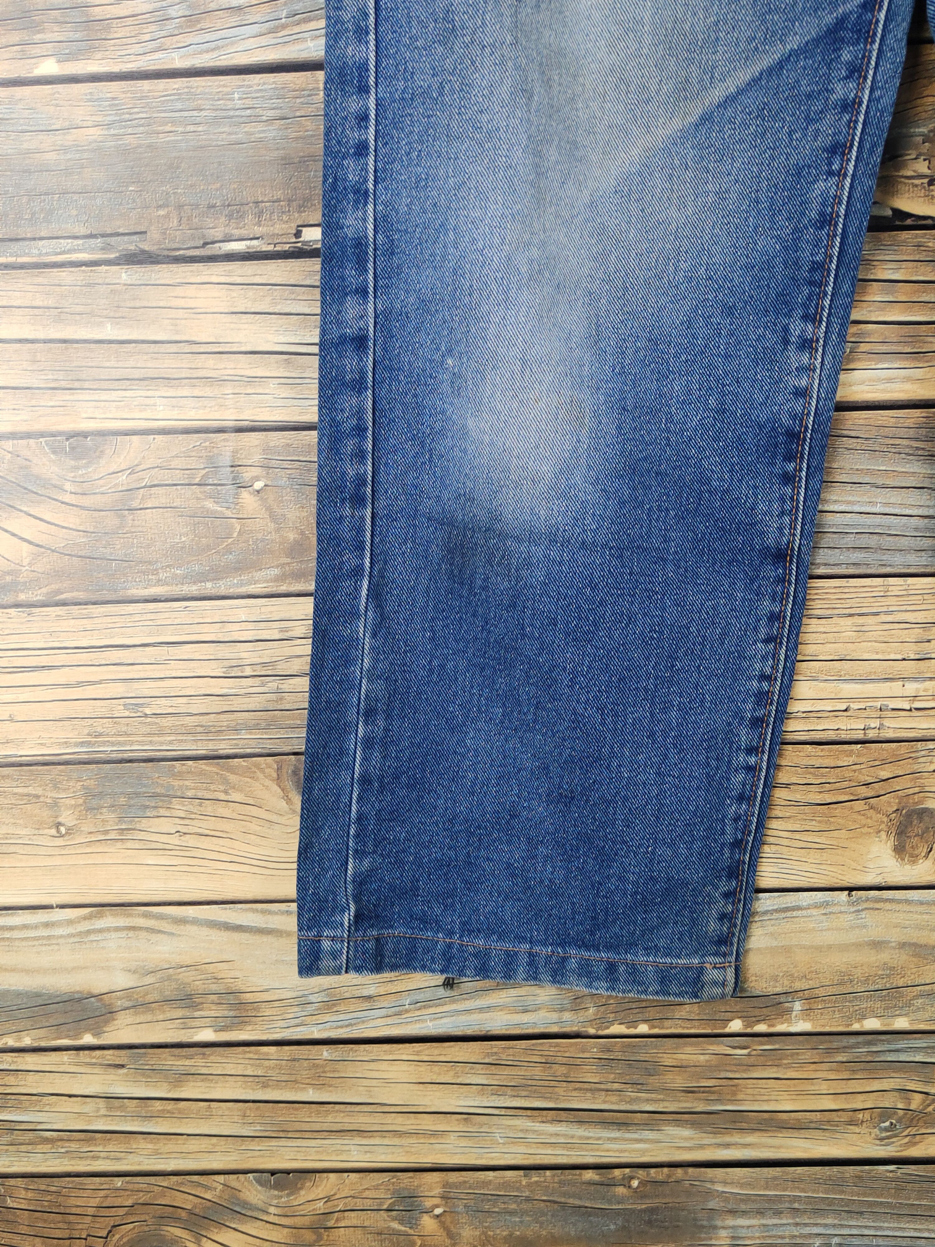 Vintage Bobson vintage Blue Distressed Ripped Jeans #W1384 Size US 28 / EU 44 - 4 Thumbnail