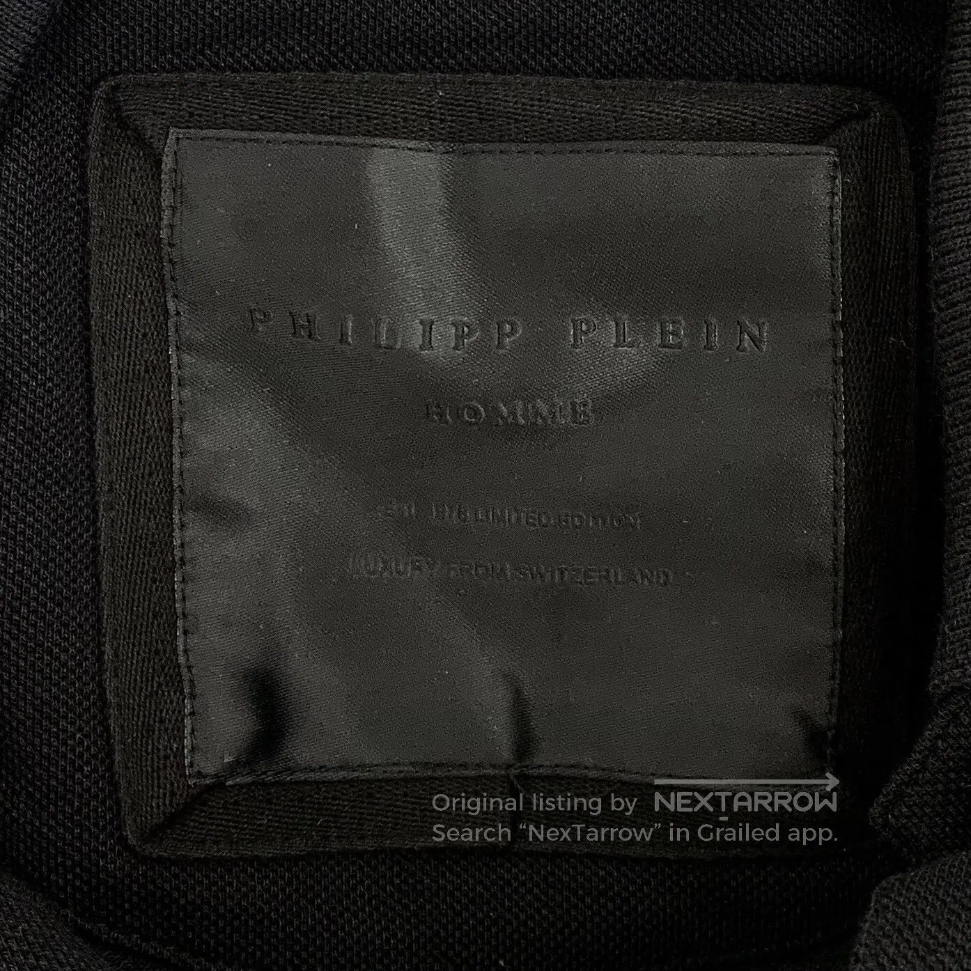 Philipp Plein Philipp Plein Black cotton short-sleeved polo shirt with m Size US L / EU 52-54 / 3 - 6 Thumbnail