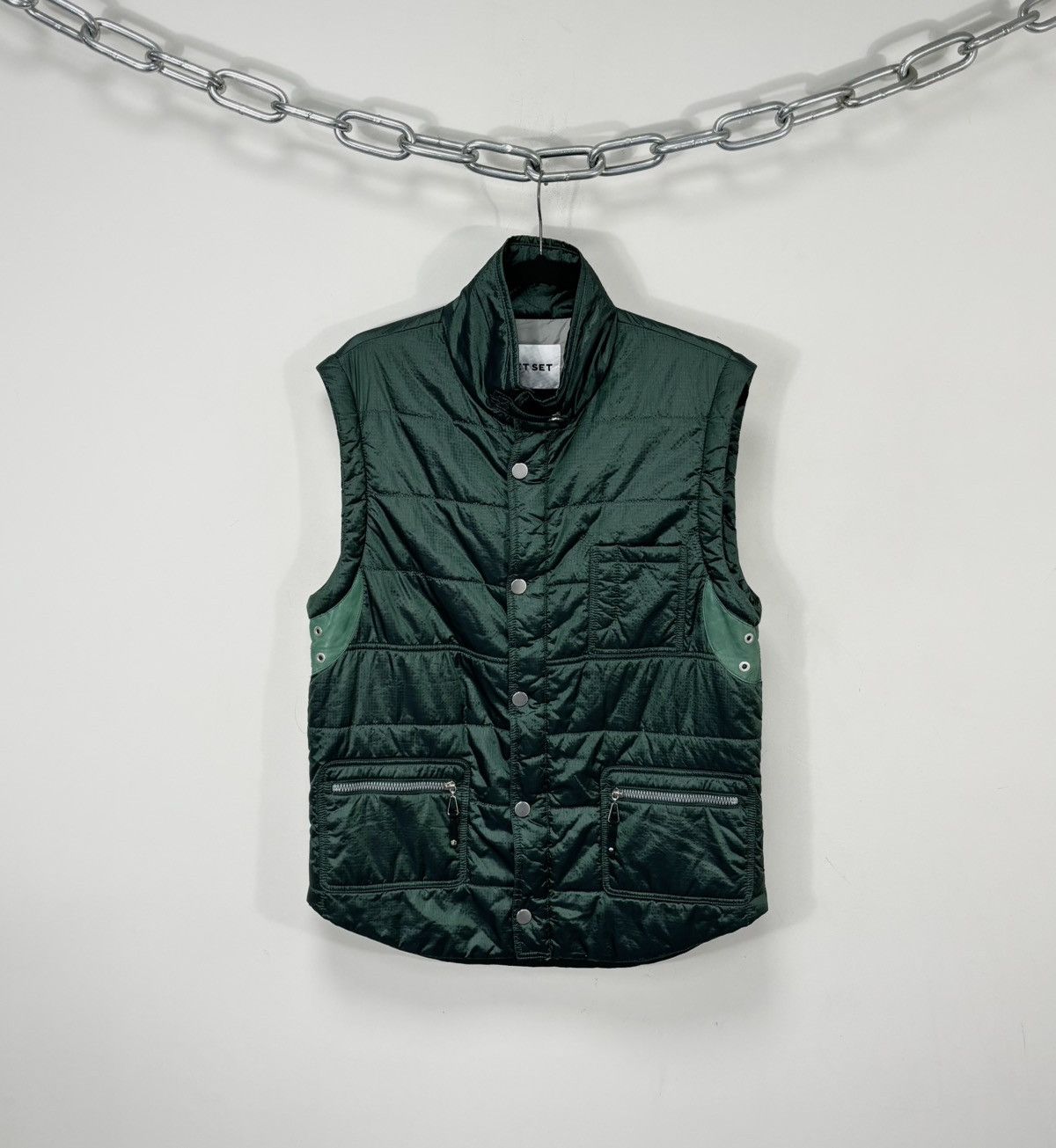 JET SET Jet Set 2 in 1 Zip Off Multipocket Green Outdoor Jacket Size US M / EU 48-50 / 2 - 2 Thumbnail