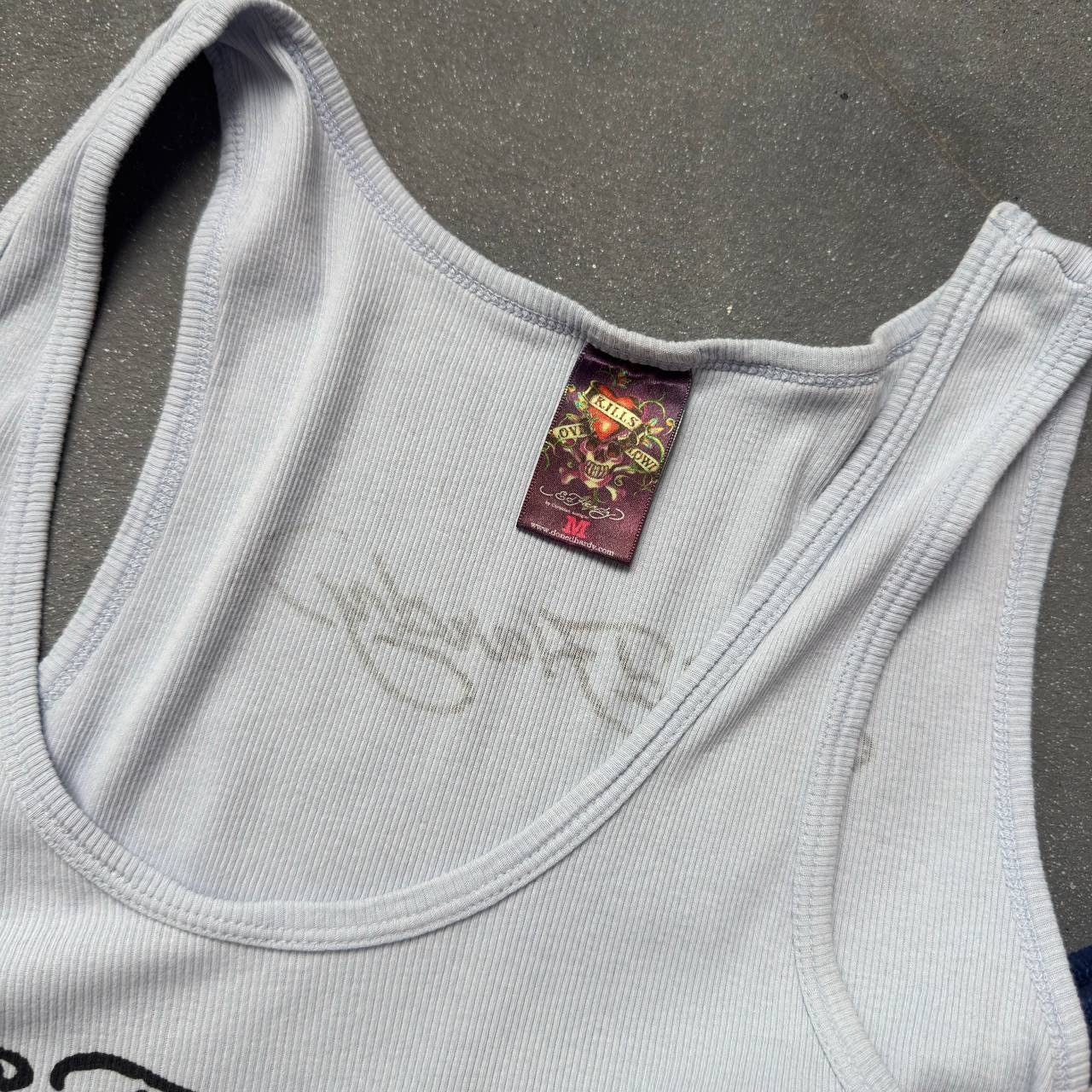 Ed Hardy × Vintage Ed Hardy Amazing Y2K Vintage Tank Top Size M / US 6-8 / IT 42-44 - 8 Thumbnail