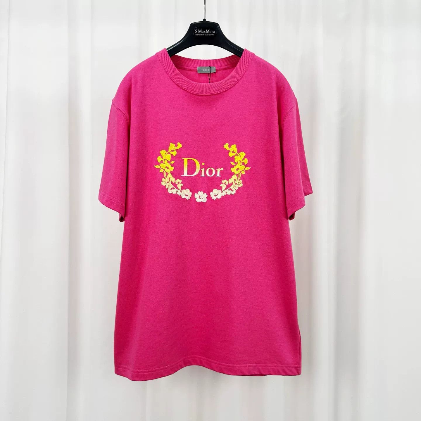 Dior dior embroidered floral short sleeve t-shirt Size US L / EU 52-54 / 3 - 1 Thumbnail