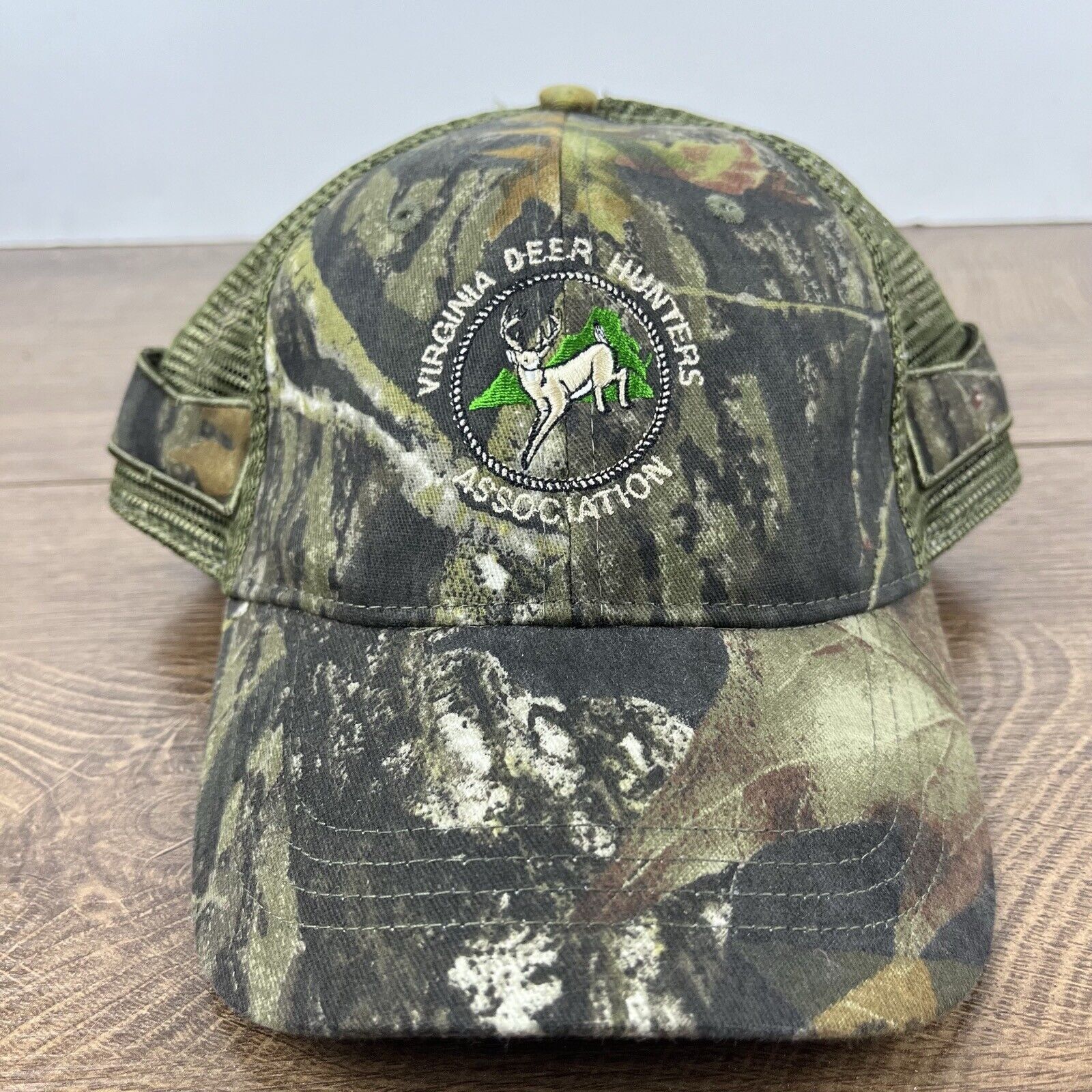 Other Virginia Deer Hunters Hat Camo Green Hat Adjustable Hat Asso Size ONE SIZE - 5 Thumbnail