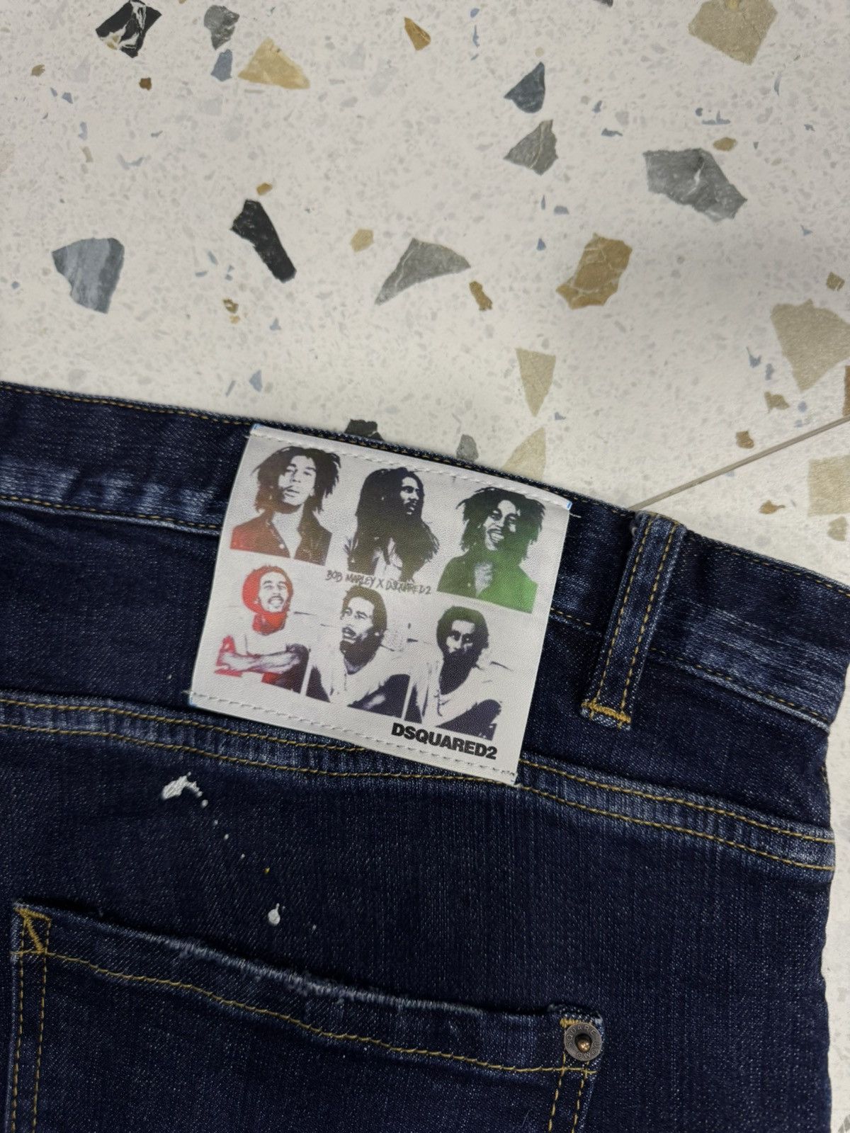Dsquared2 Dsquared2 x Bob Marley distressed denim shorts size 54 Size US 38 / EU 54 - 18 Thumbnail