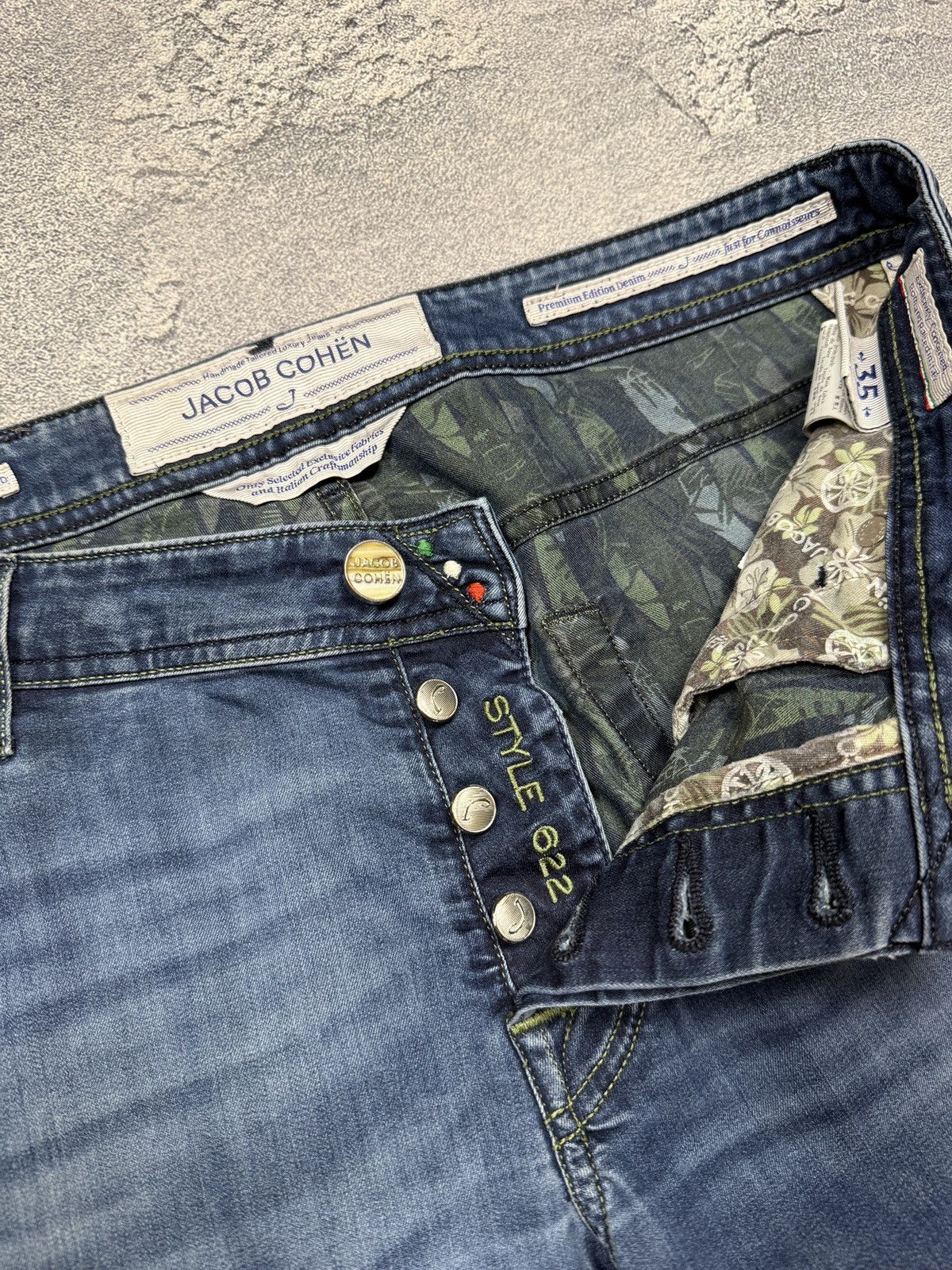 Jacob Cohen Vintage Jacob Cohen Limited Edition Jeans Size US 35 - 12 Thumbnail