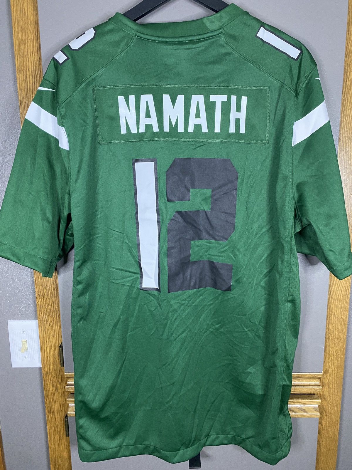 NFL × Nike New York Jets Joe Namath Jersey Size US L / EU 52-54 / 3 - 1 Thumbnail