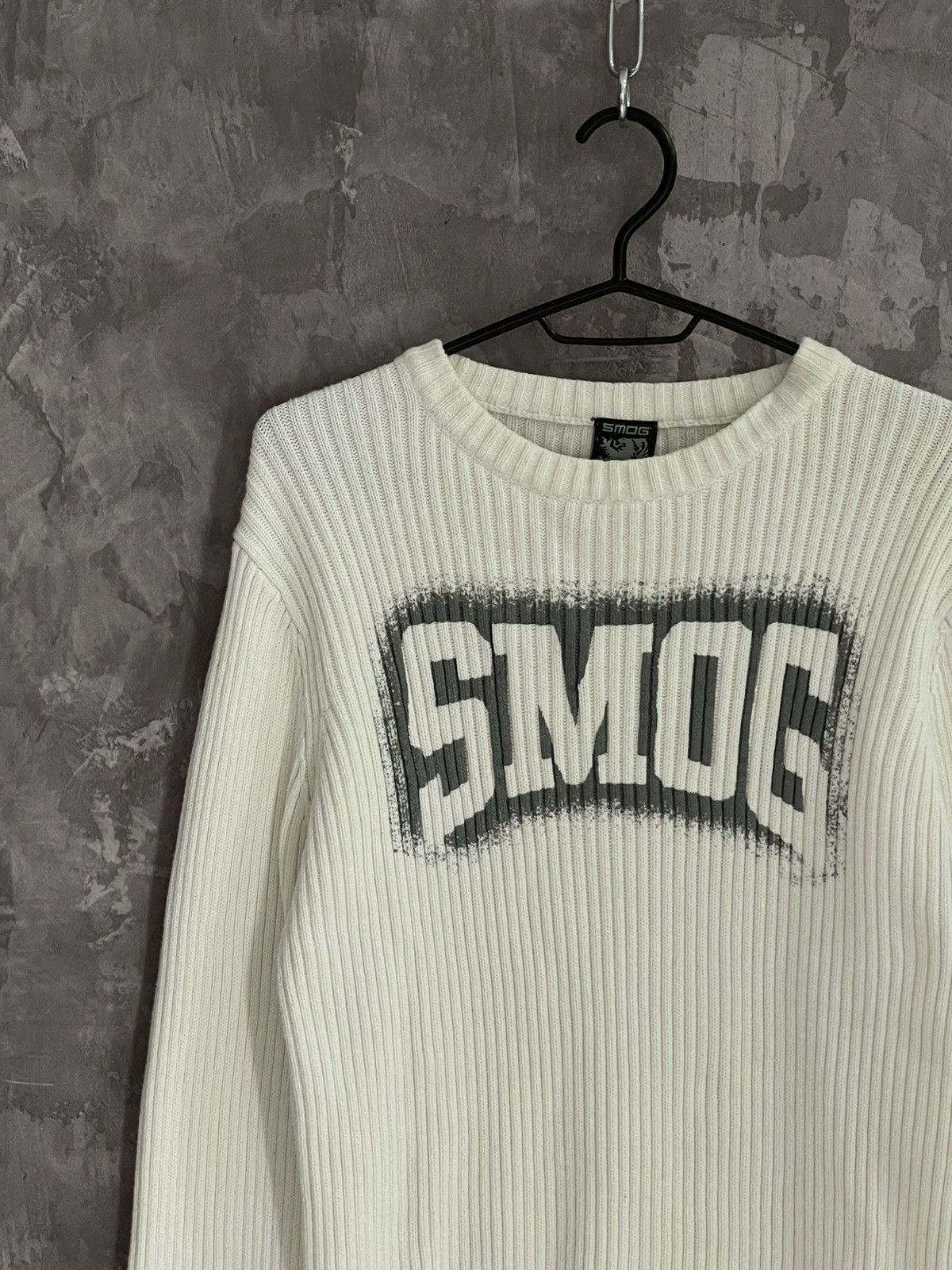 14th Addiction Y2K Glamour Diesel Style 3D Ribbed Knit Sweater Size US M / EU 48-50 / 2 - 3 Thumbnail