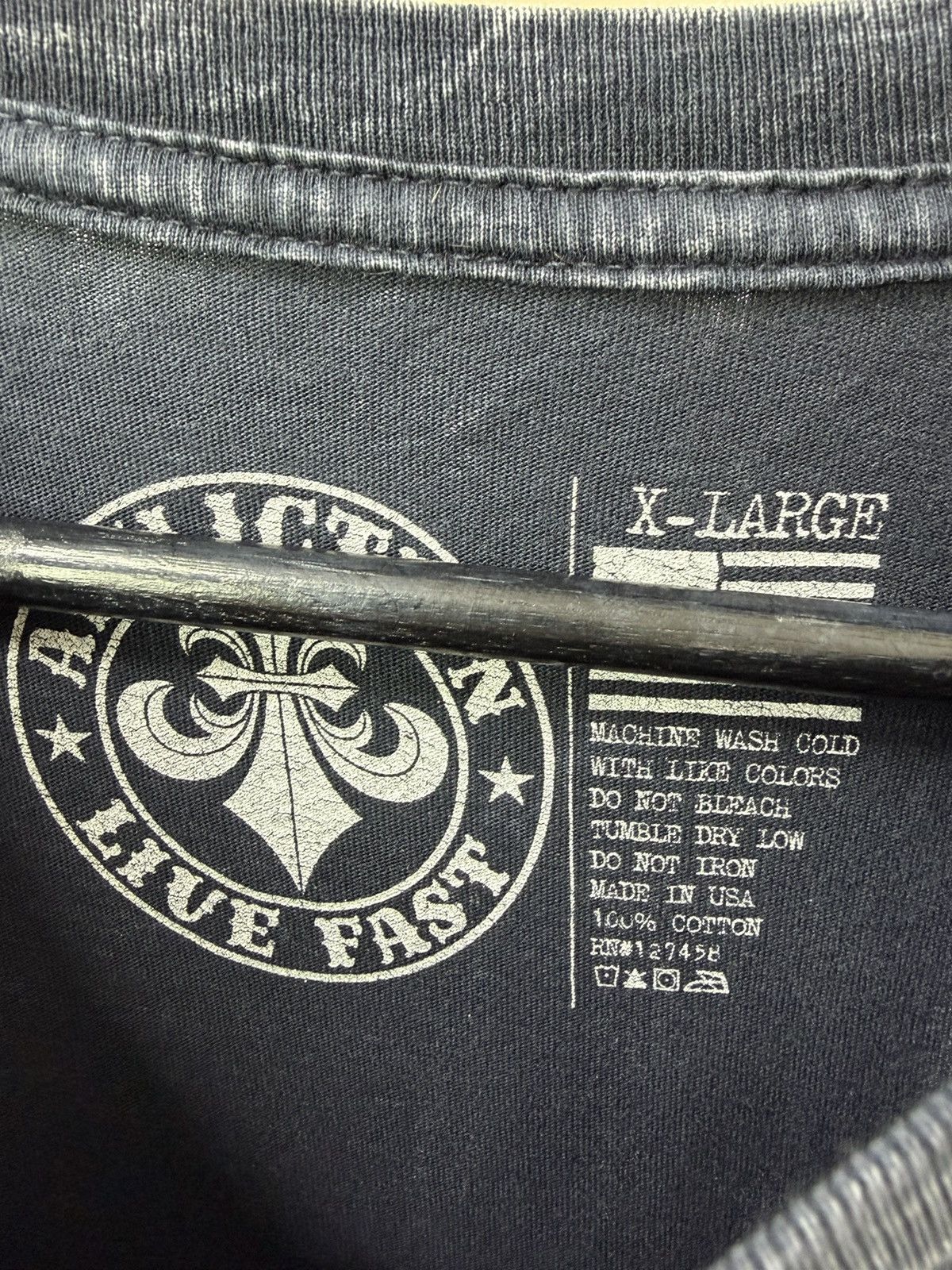 Affliction Vintage Affliction skull graphic Tee classic Y2K MMA era Size US XL / EU 56 / 4 - 10 Thumbnail